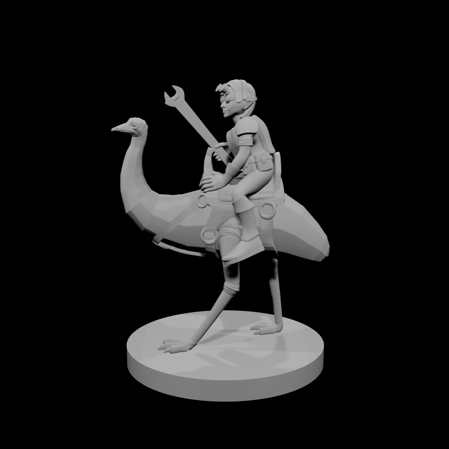 Gnome Artificer with Emu Iron Defender