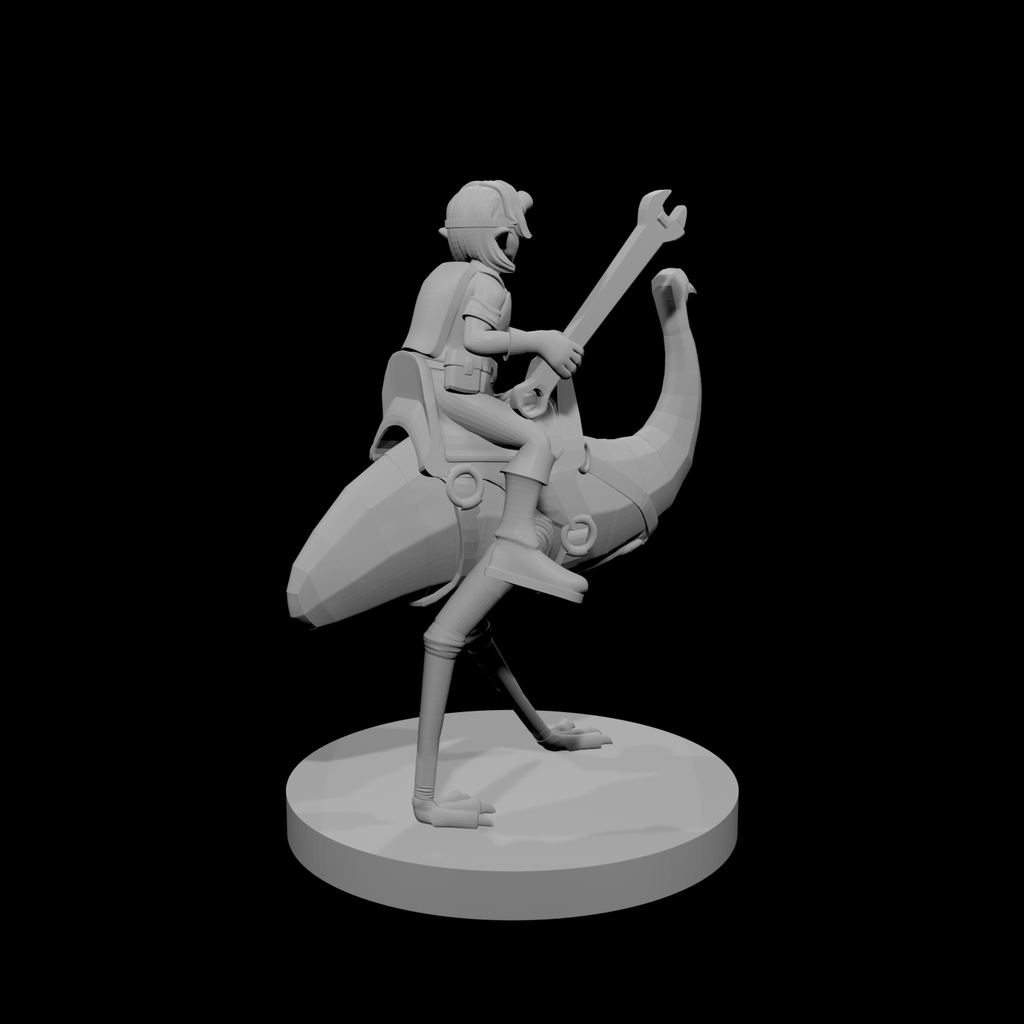 Gnome Artificer with Emu Iron Defender