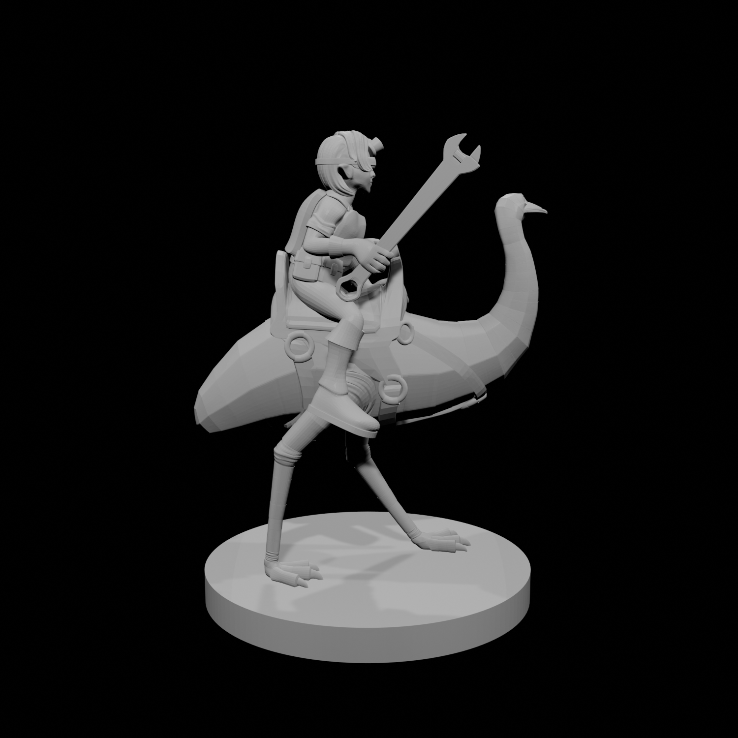 Gnome Artificer with Emu Iron Defender