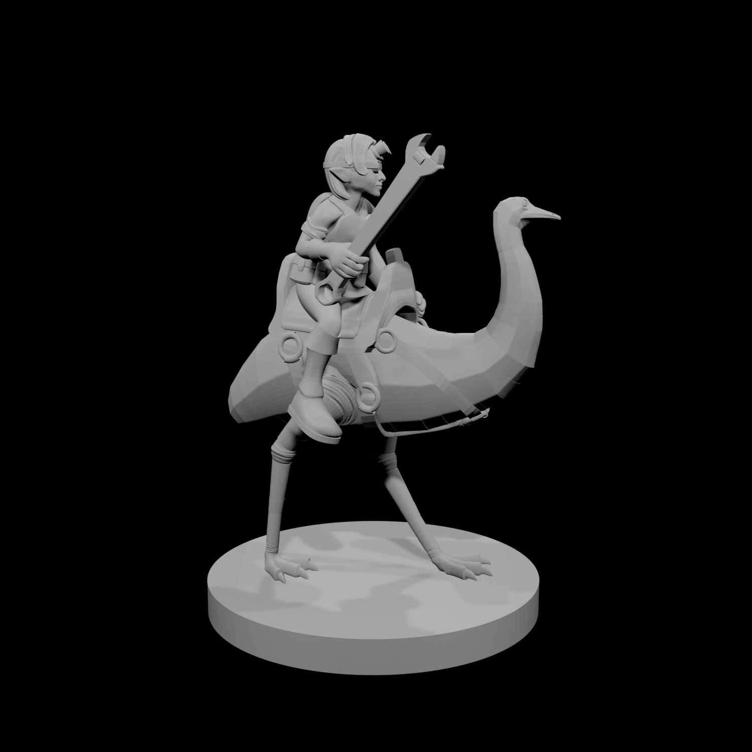 Gnome Artificer with Emu Iron Defender