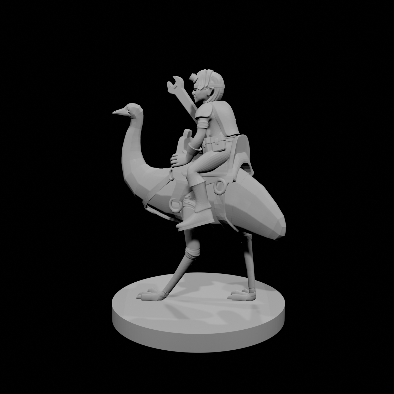 Gnome Artificer with Emu Iron Defender