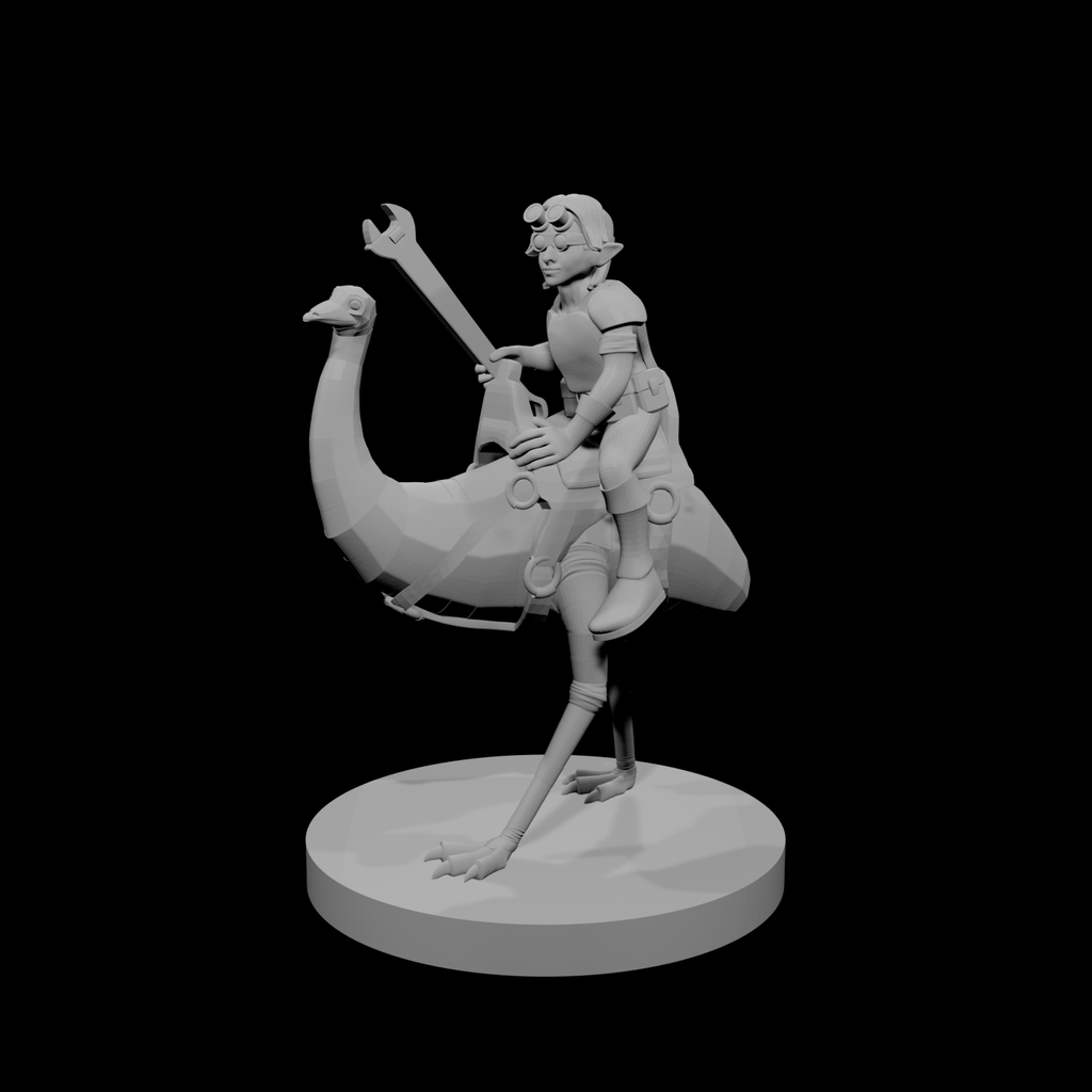 Gnome Artificer with Emu Iron Defender