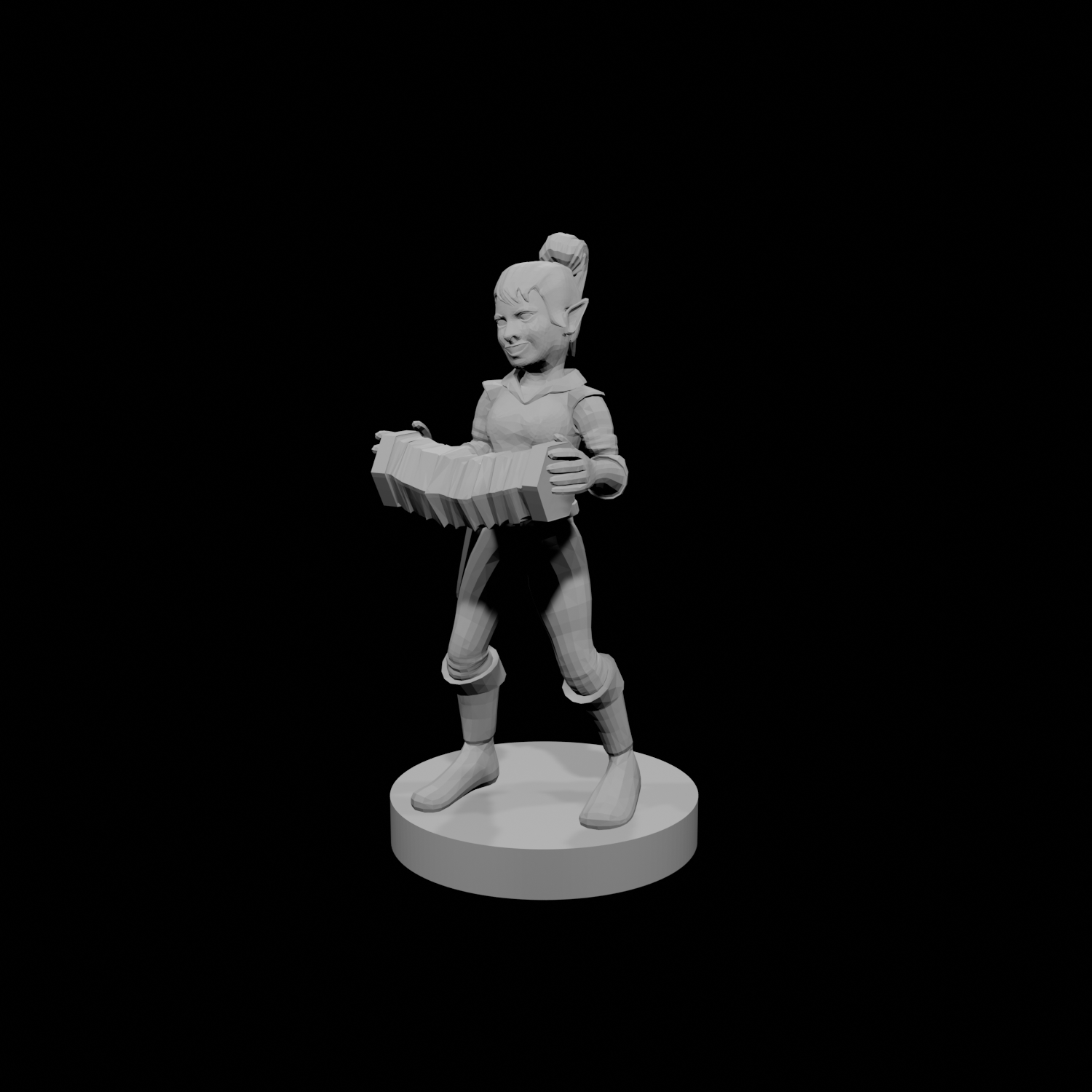 Gnome Female Bard Accordian