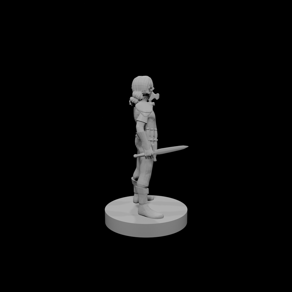 Gnome Female Cleric with Holy Symbol