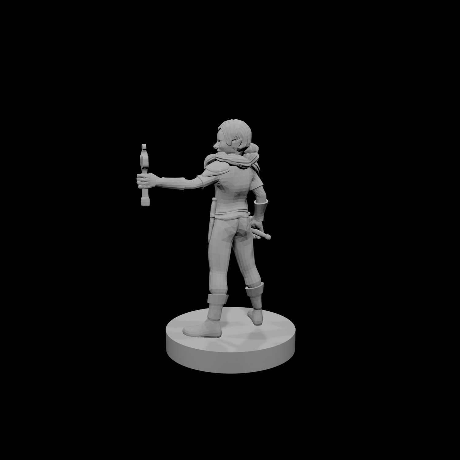 Gnome Female Cleric with Holy Symbol