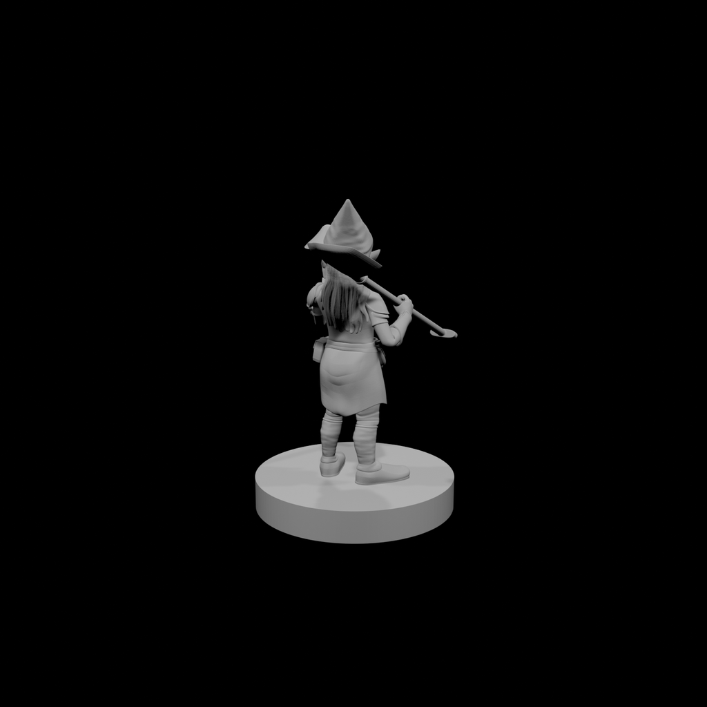 Gnome Female Grave Cleric