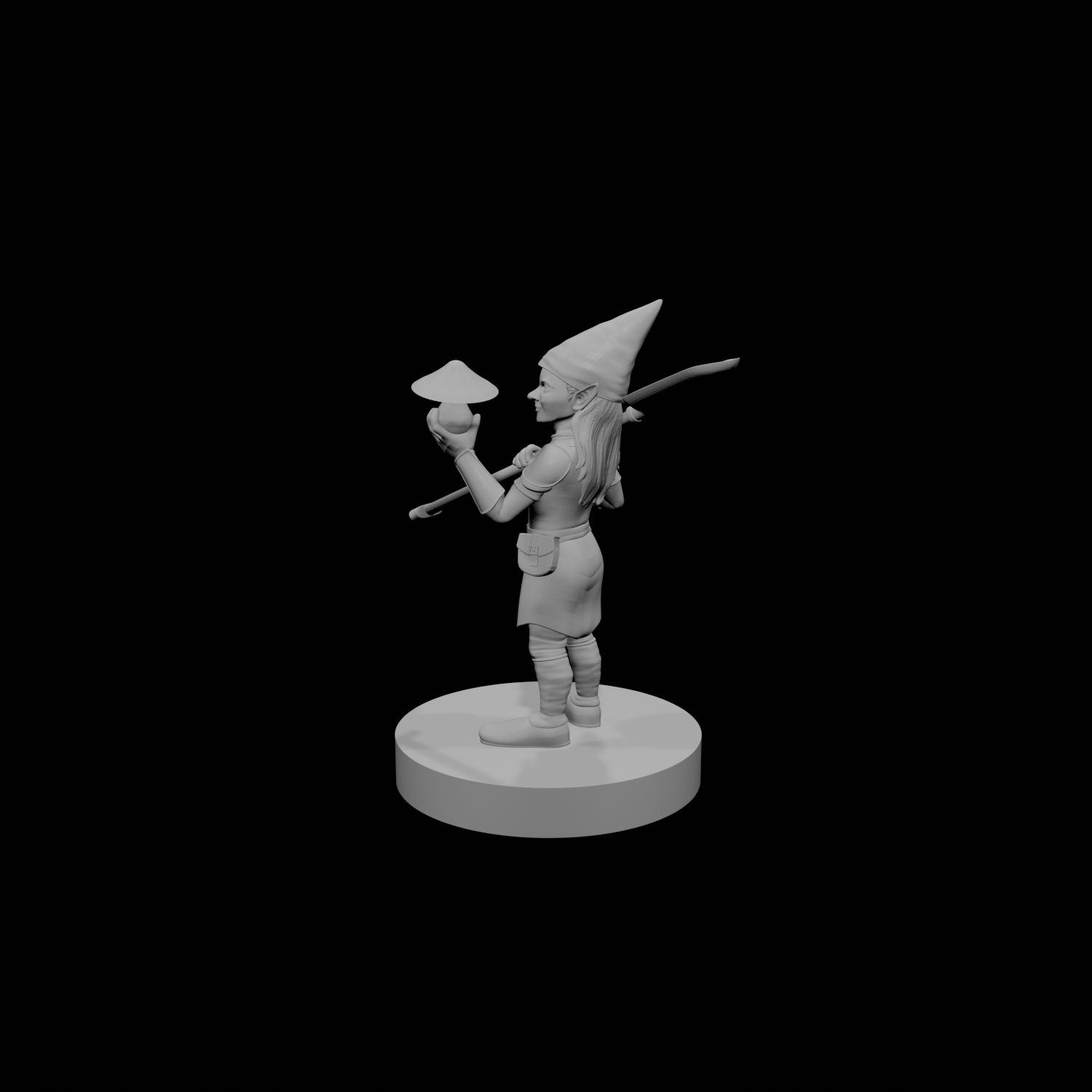 Gnome Female Grave Cleric