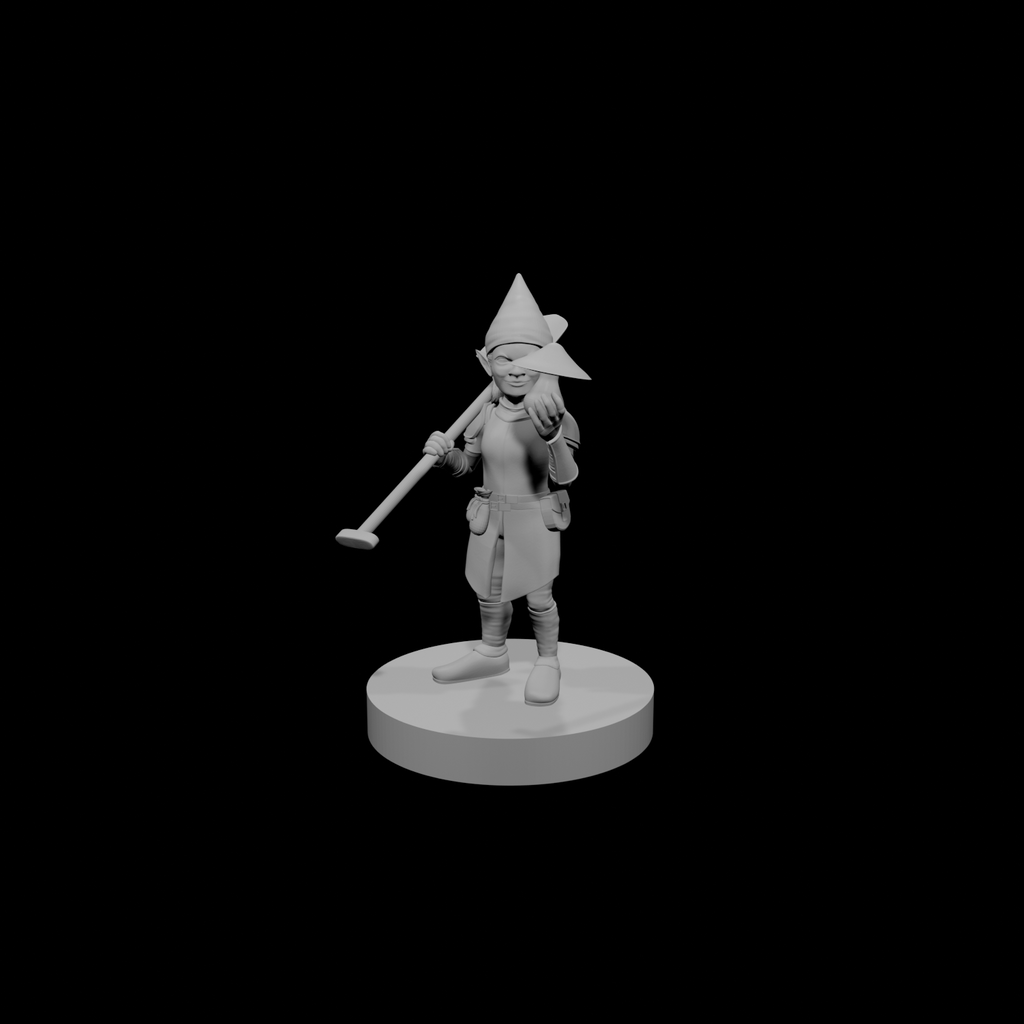 Gnome Female Grave Cleric