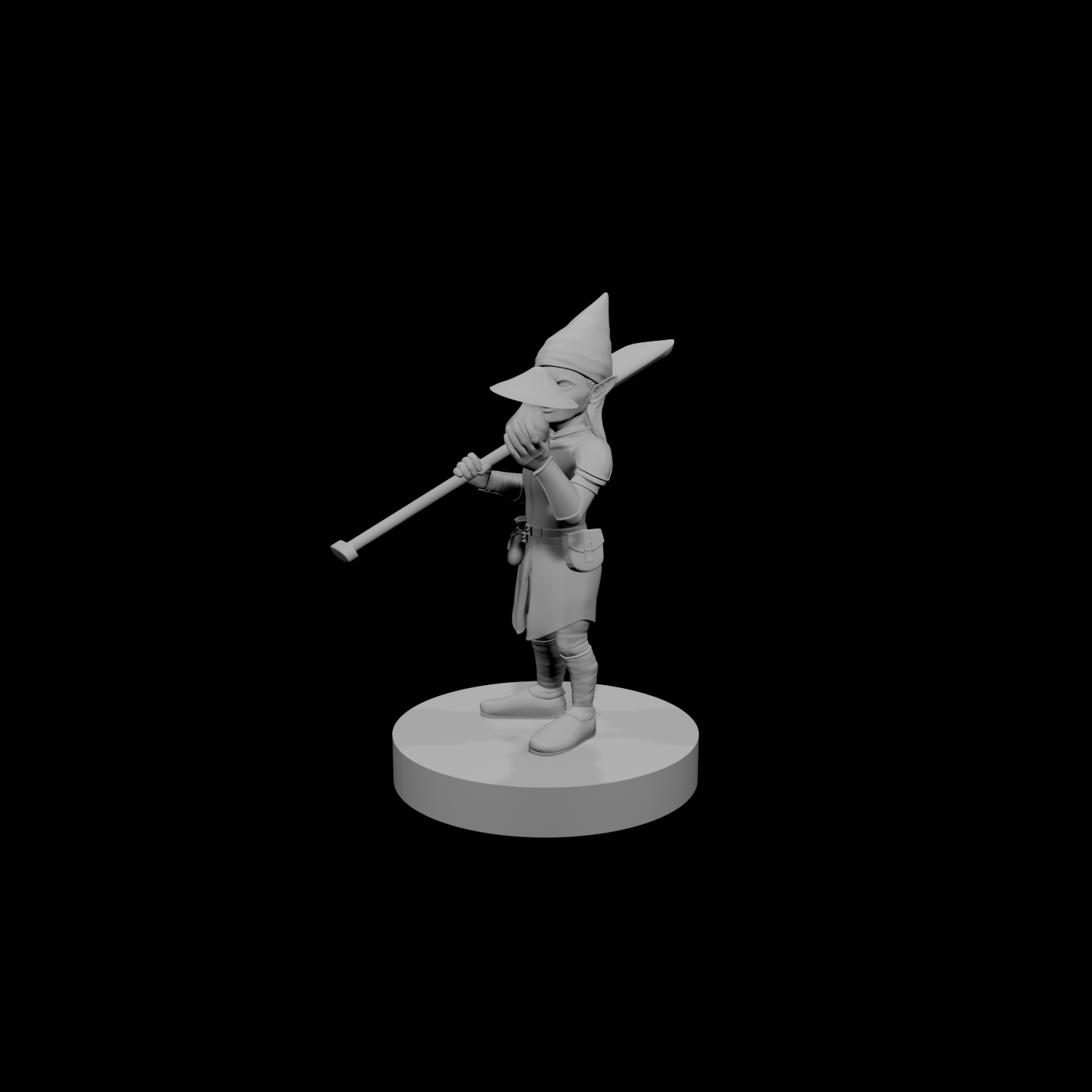 Gnome Female Grave Cleric