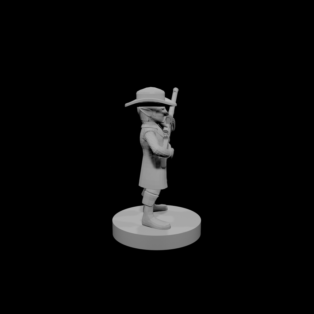 Gnome Gunslinger with Long Rifle