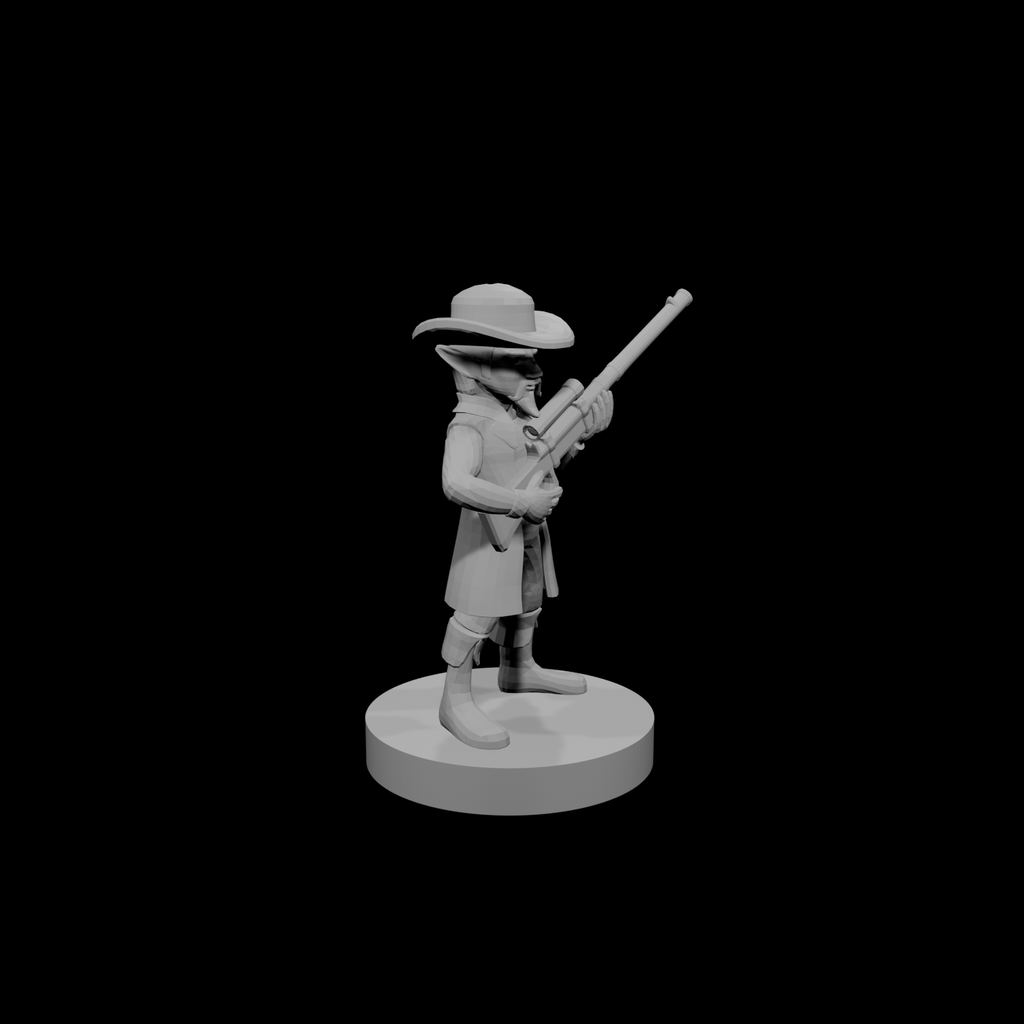 Gnome Gunslinger with Long Rifle