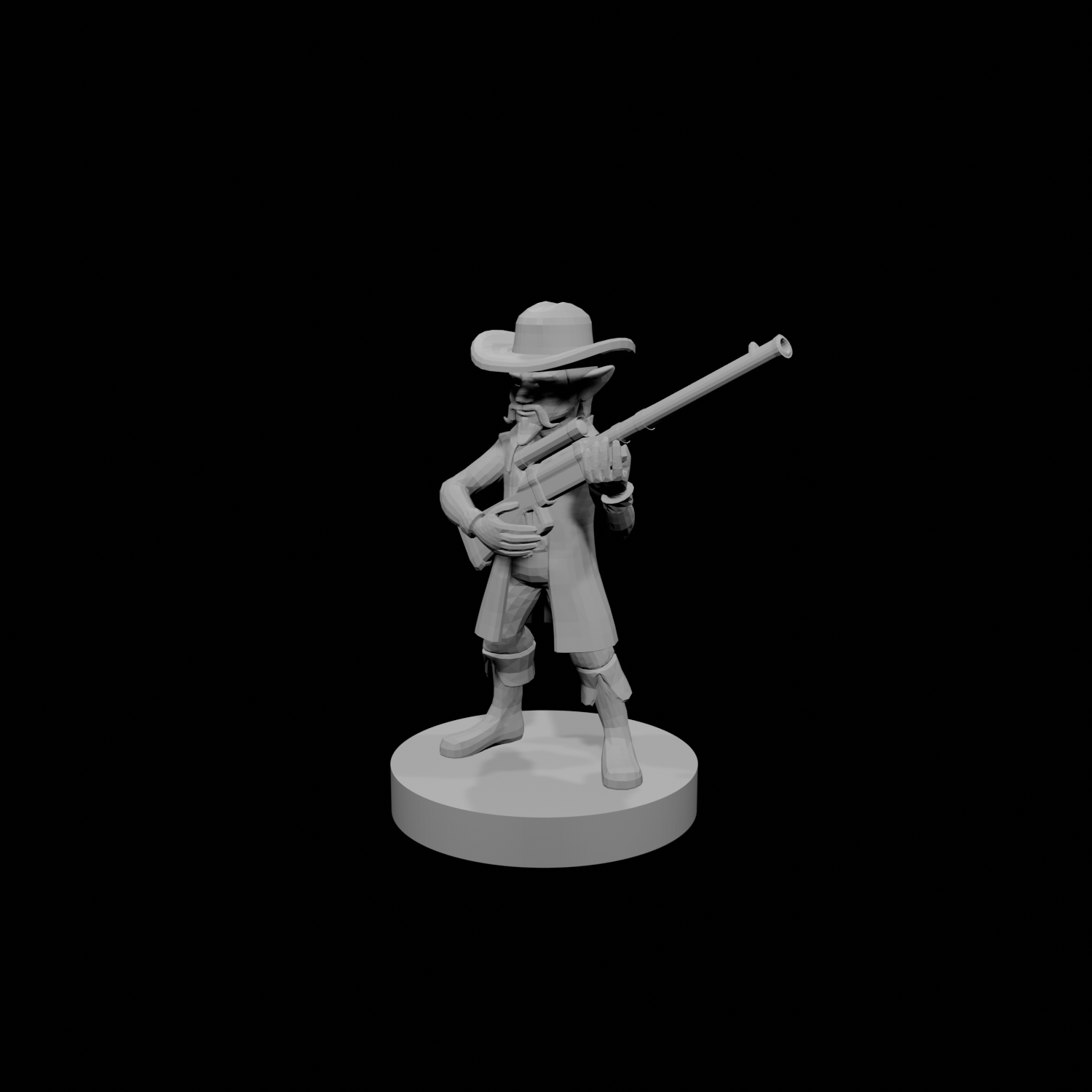 Gnome Gunslinger with Long Rifle