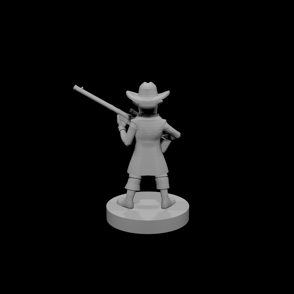 Gnome Gunslinger with Long Rifle