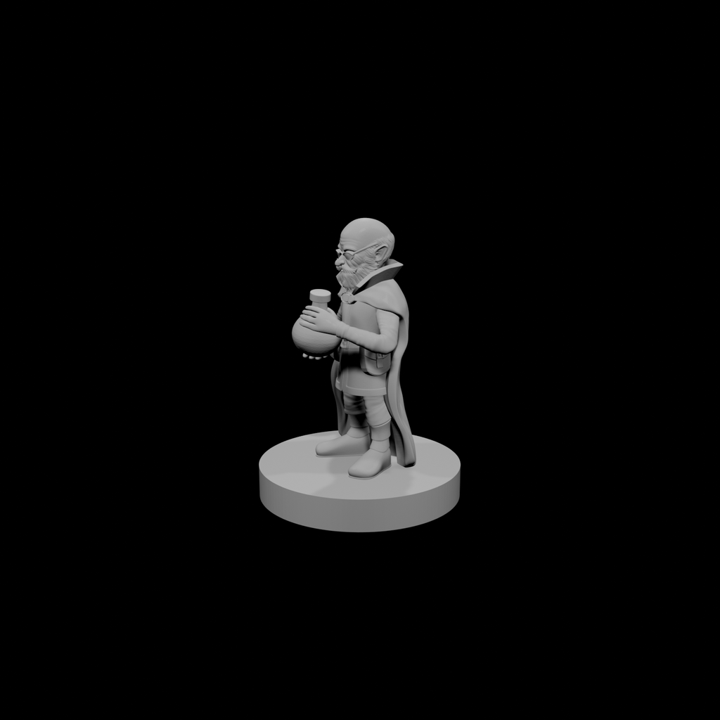 Gnome Male Alchemist Artificer Old