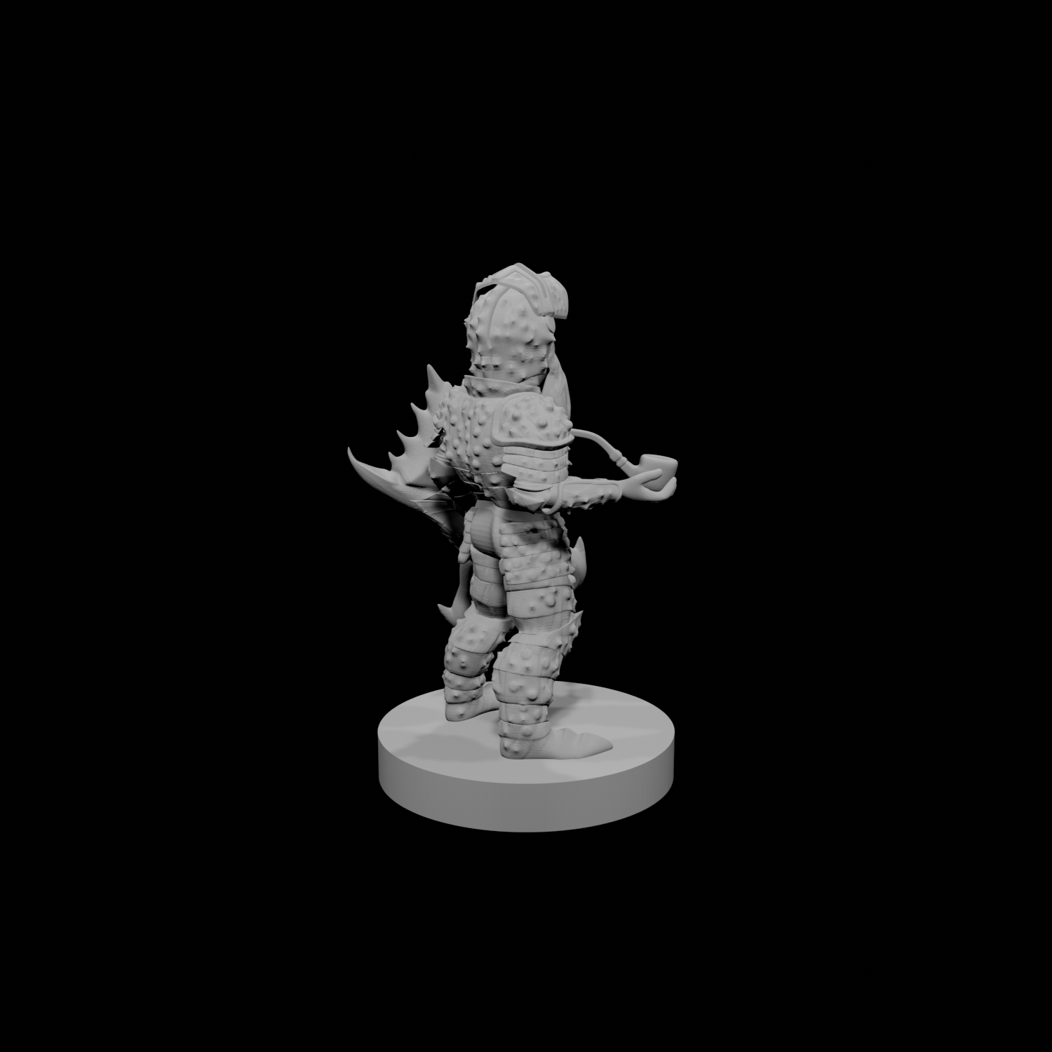 Gnome Male Artificer in Ankheg Plate Armor