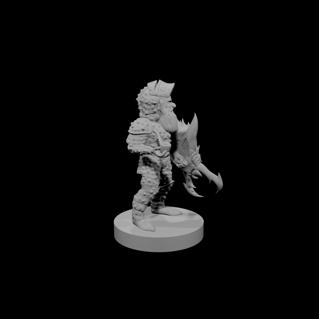 Gnome Male Artificer in Ankheg Plate Armor