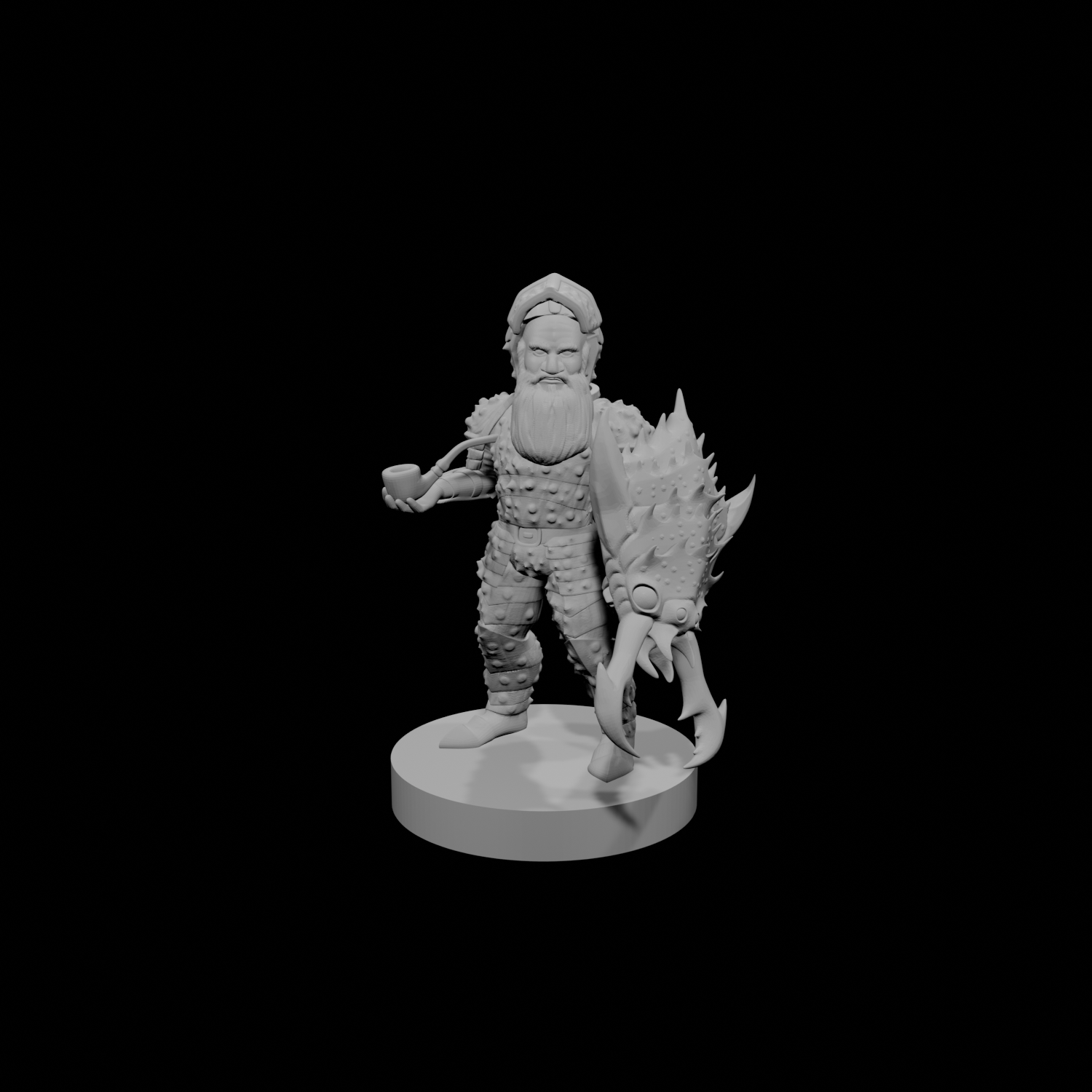 Gnome Male Artificer in Ankheg Plate Armor