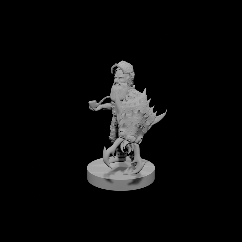 Gnome Male Artificer in Ankheg Plate Armor