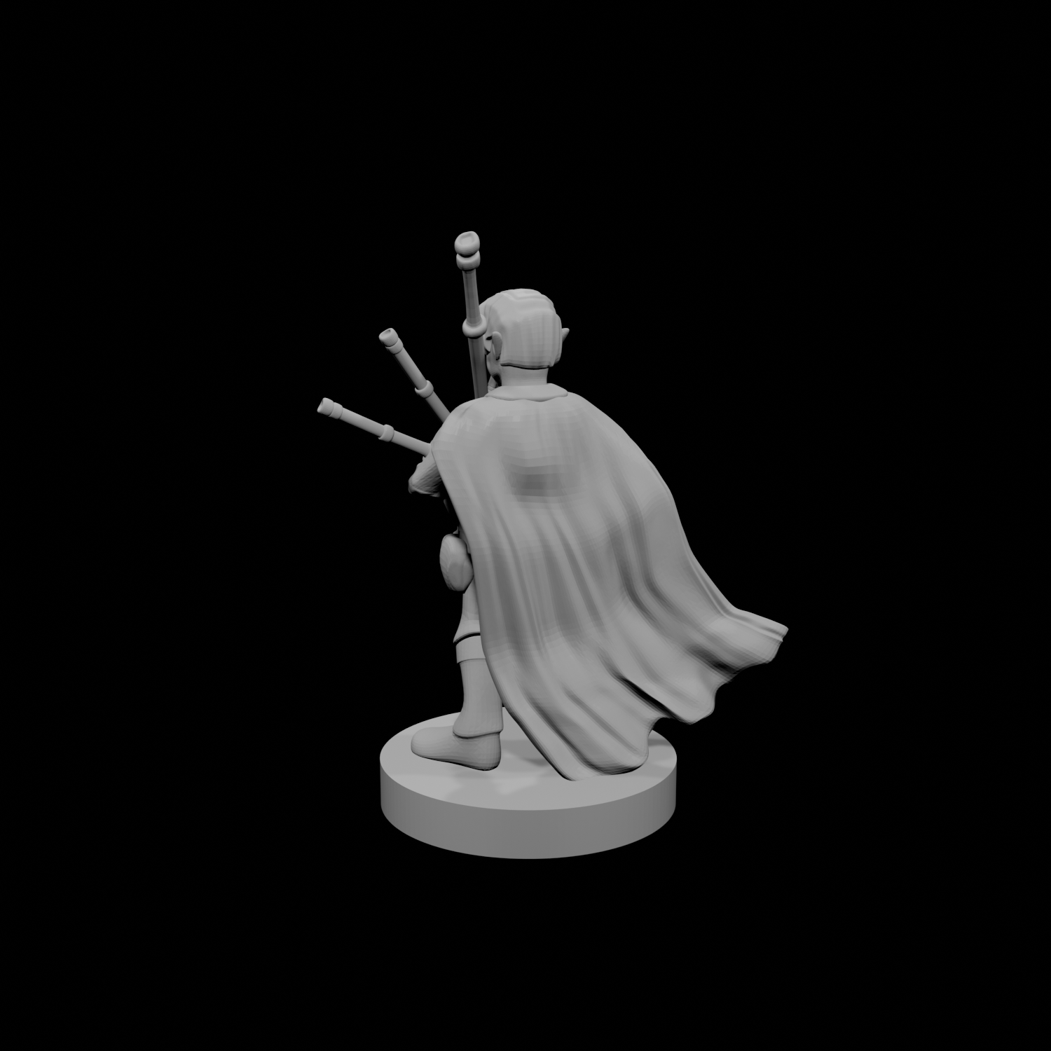 Gnome Male Bard with Bagpipes