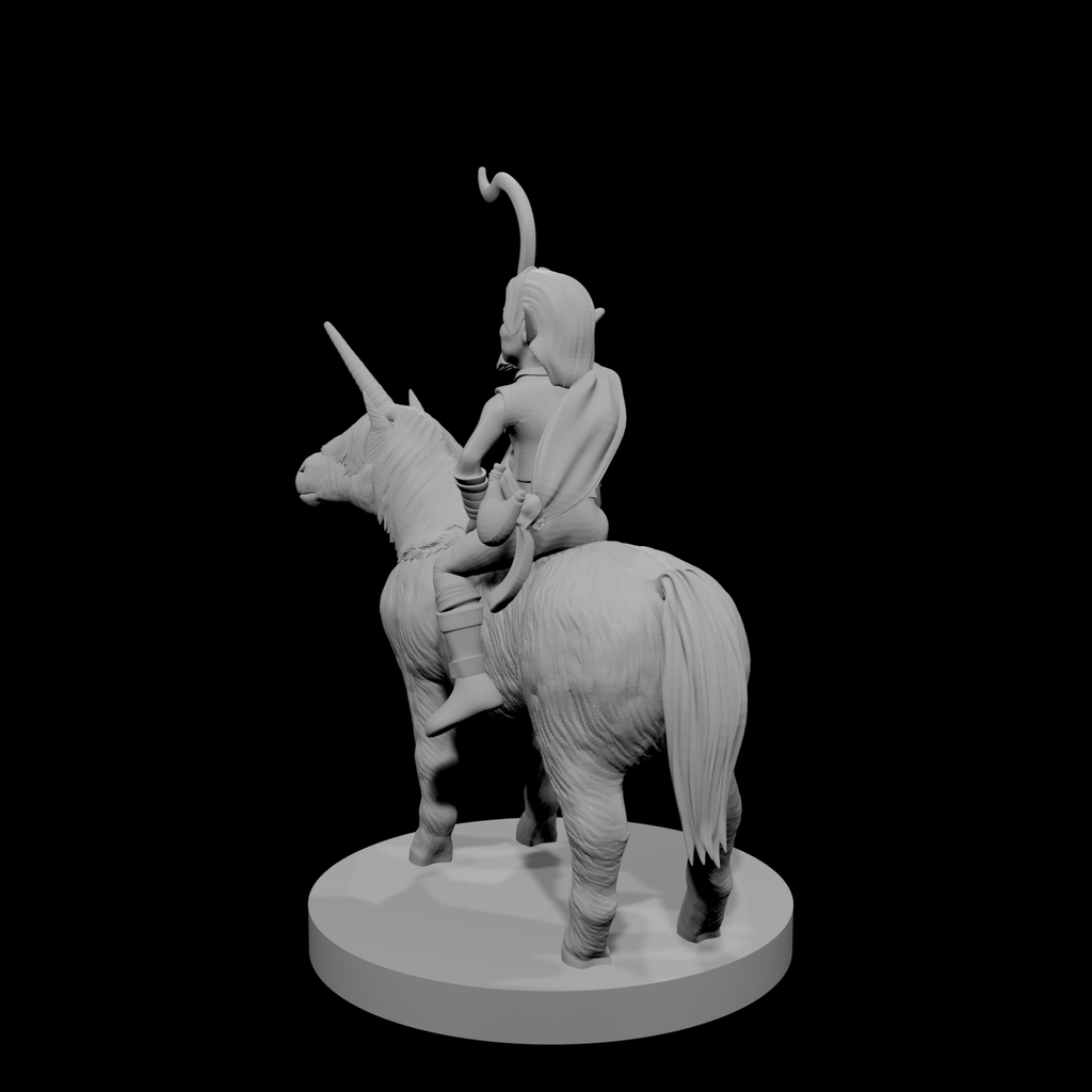 Gnome Male Druid on Pocket Unicorn
