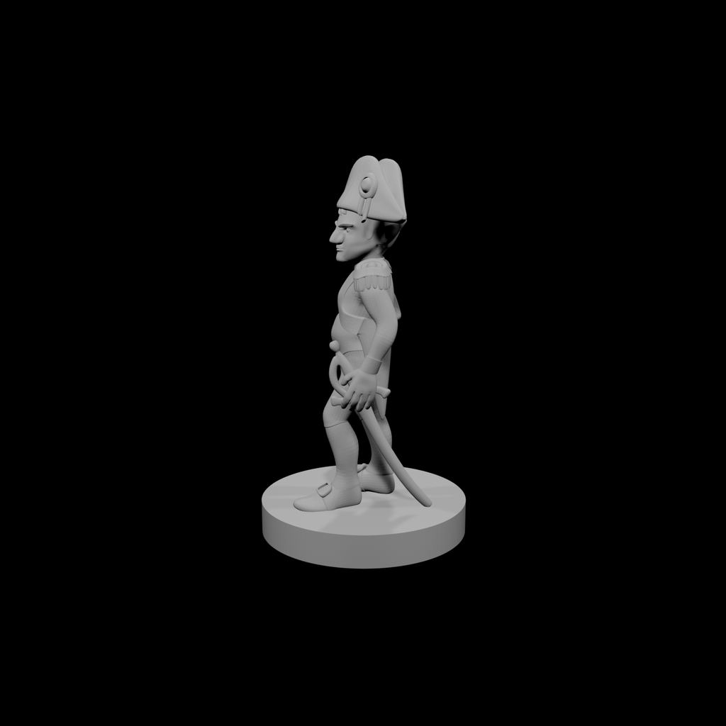 Gnome Male Napoleonic Paladin