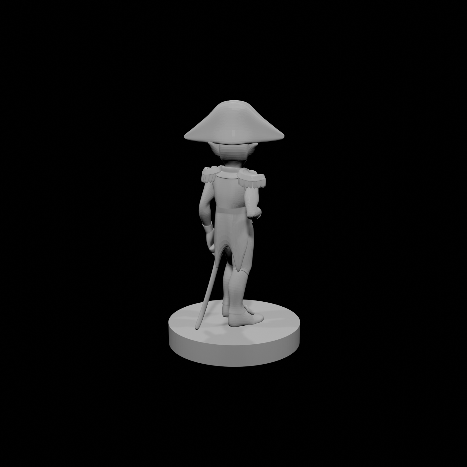 Gnome Male Napoleonic Paladin
