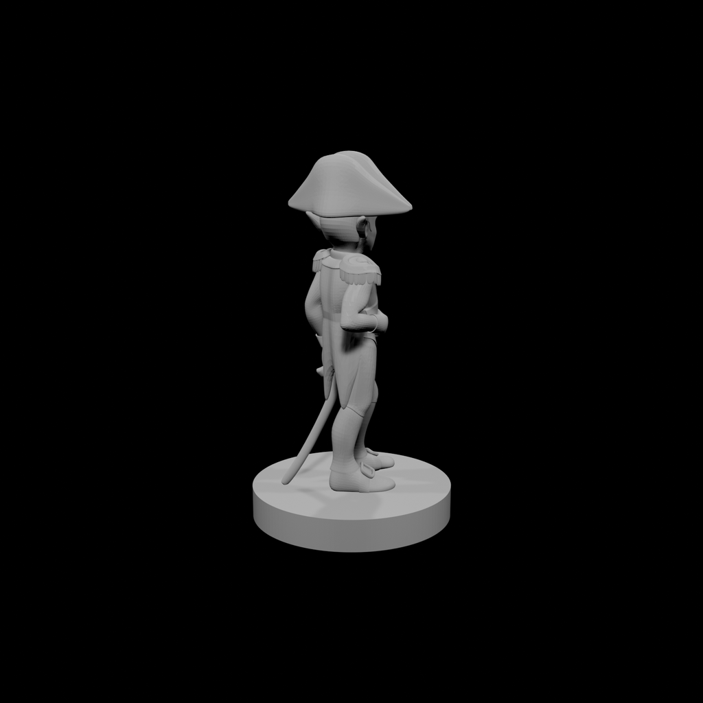 Gnome Male Napoleonic Paladin