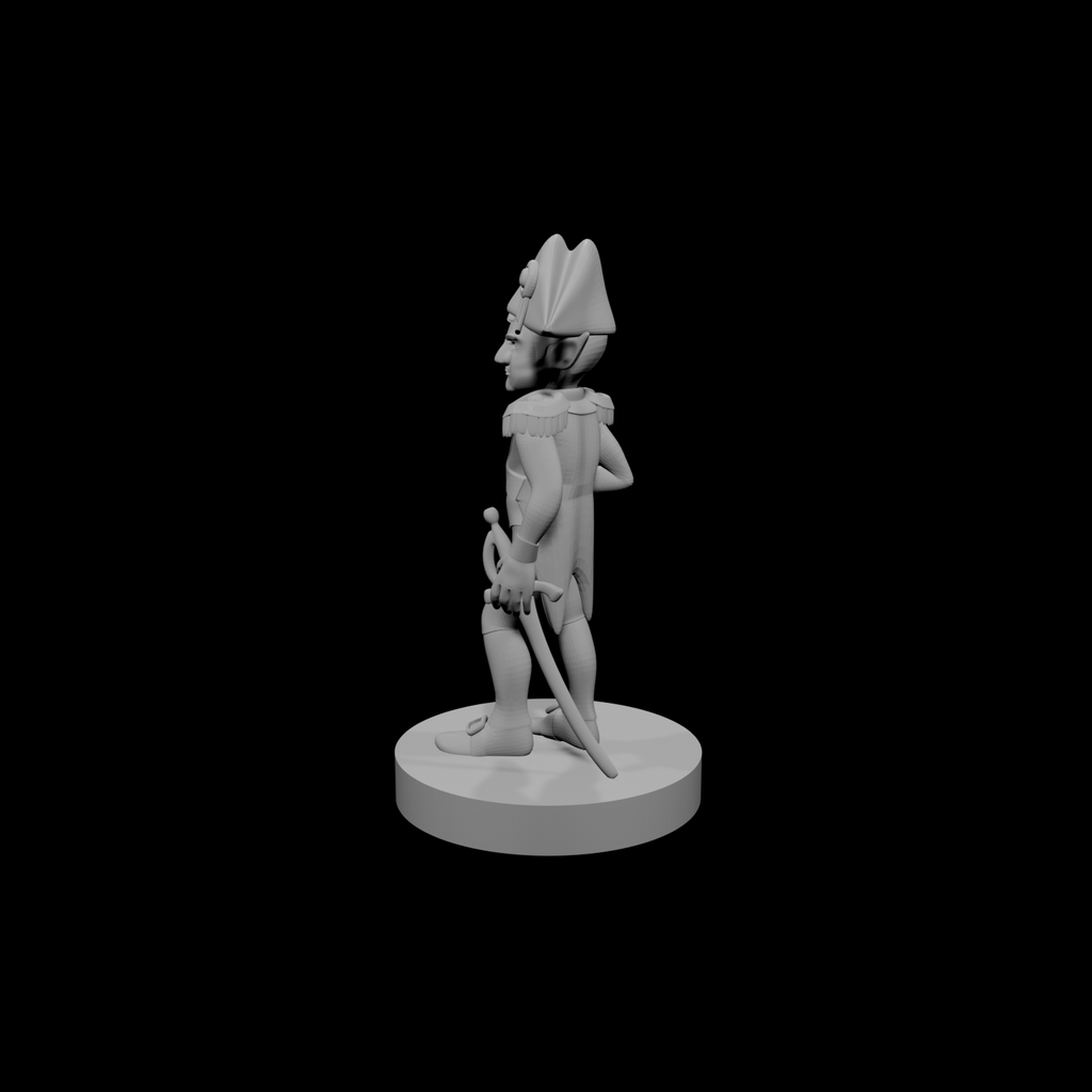 Gnome Male Napoleonic Paladin