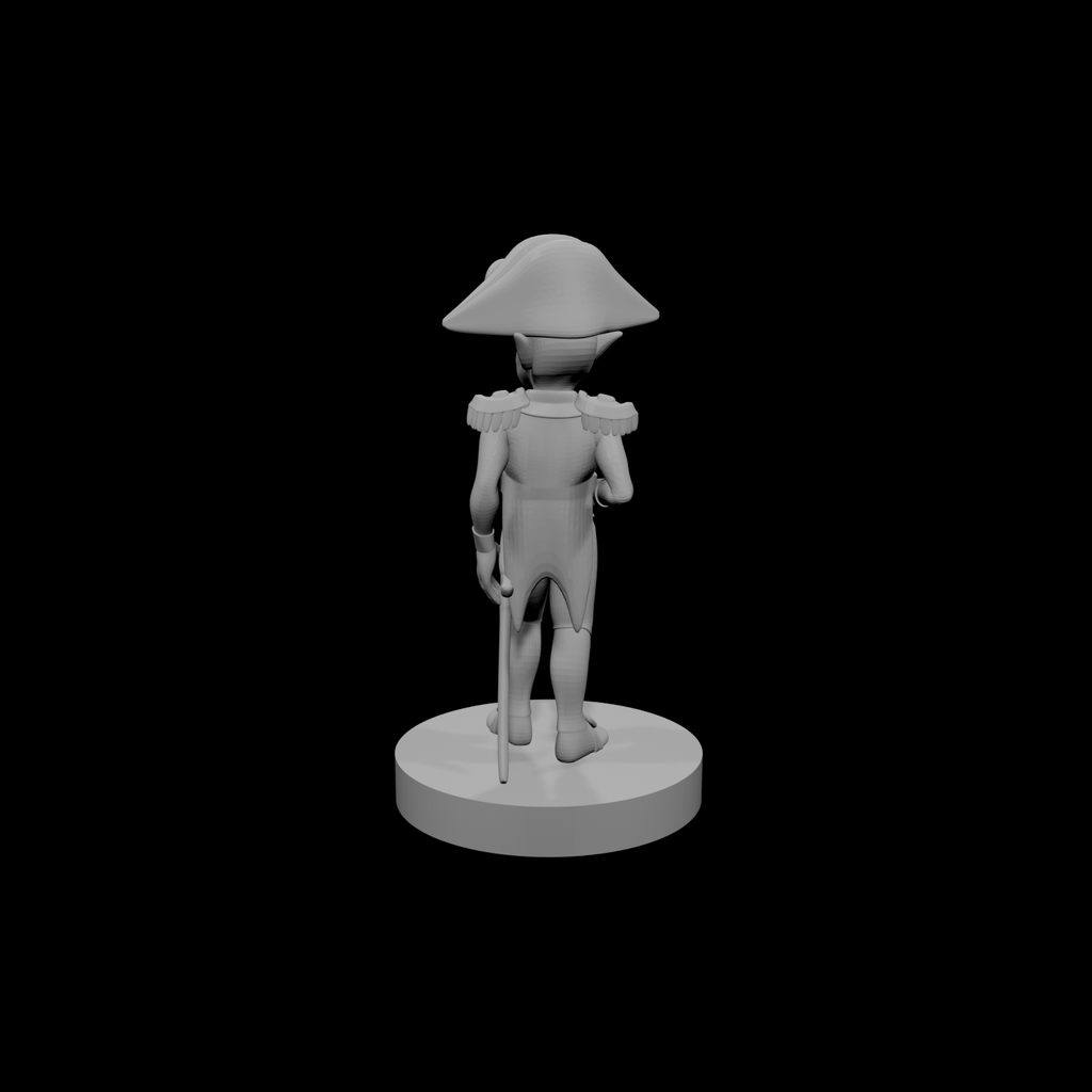 Gnome Male Napoleonic Paladin
