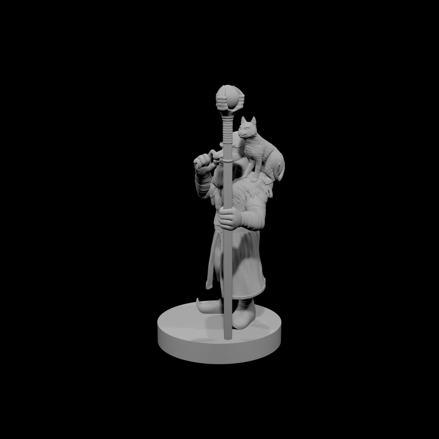Gnome Male Warlock of the Fiend