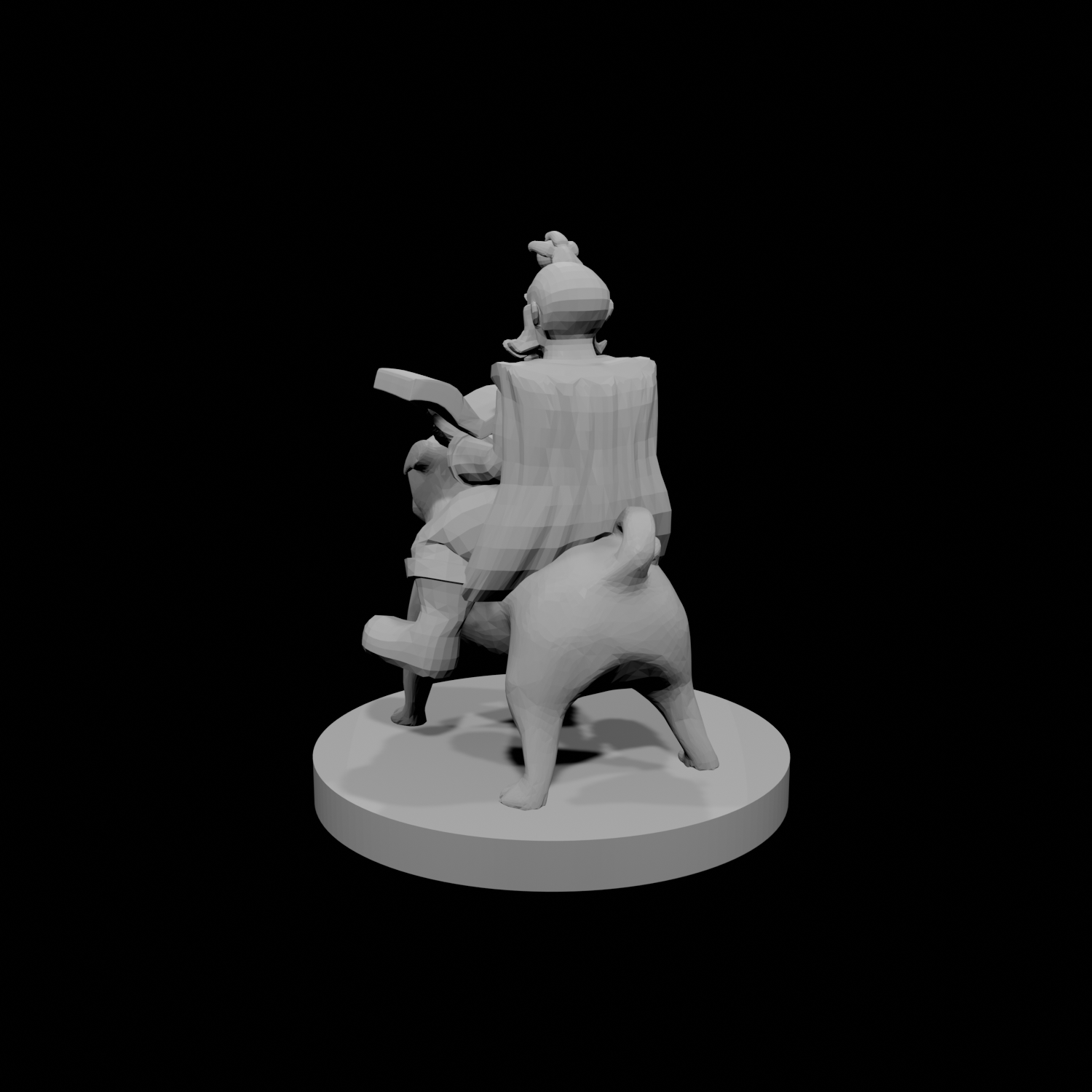 Gnome Wizard on a Doggy