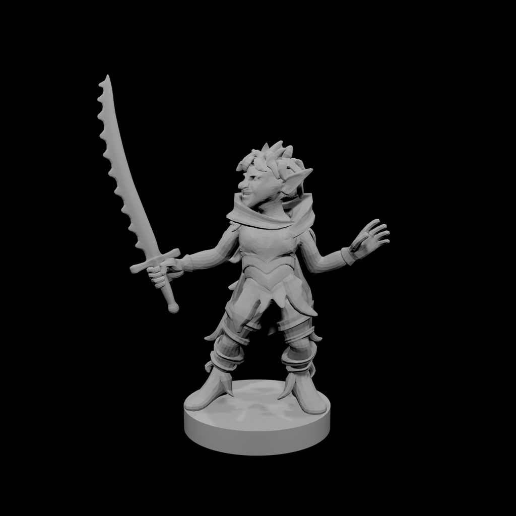Goblin Female Warlock of Nature