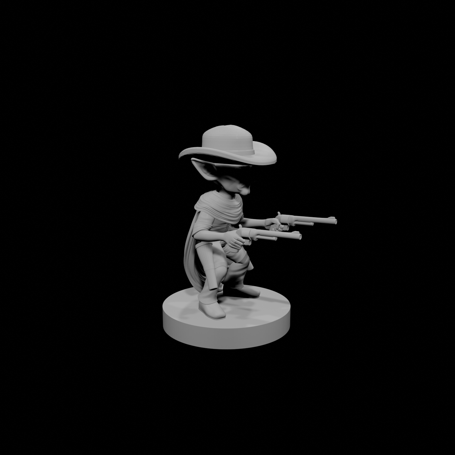 Goblin Gunslinger with two pistols