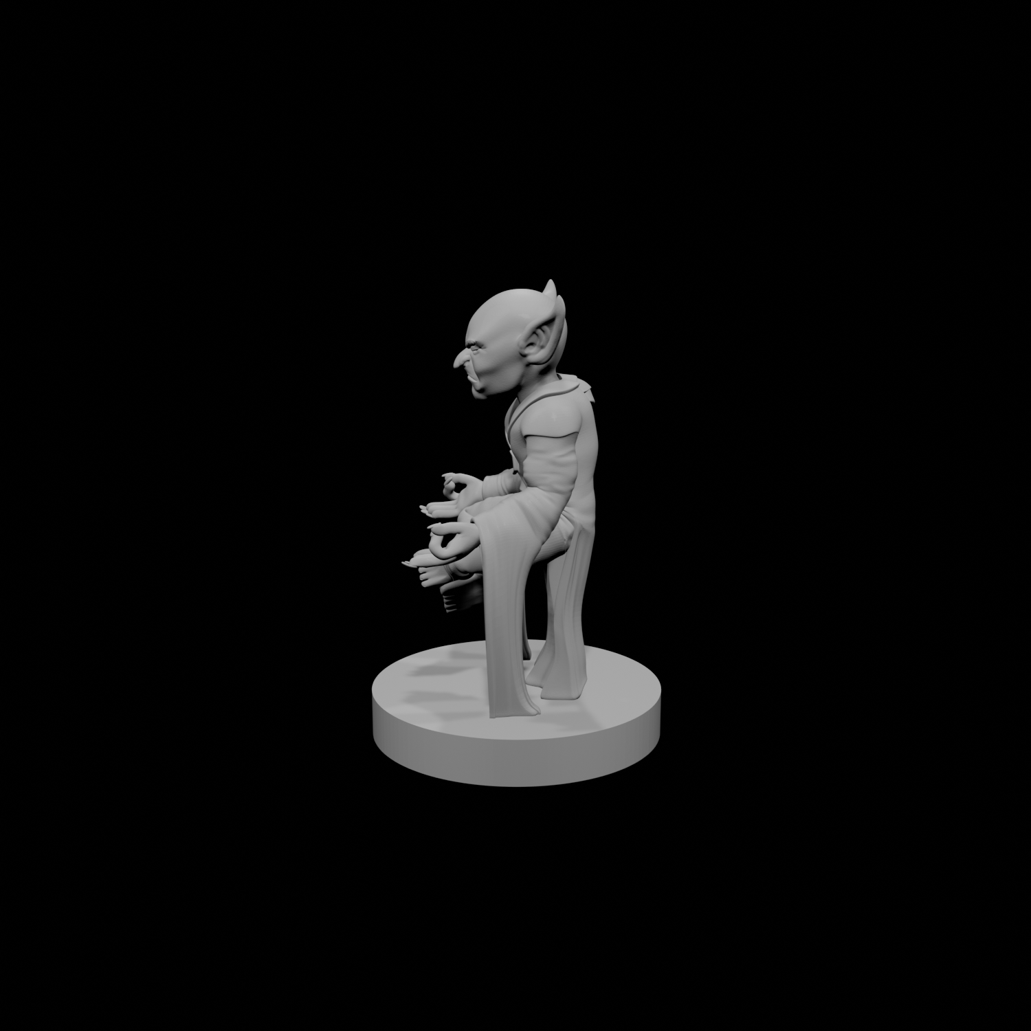Goblin Monk Meditating