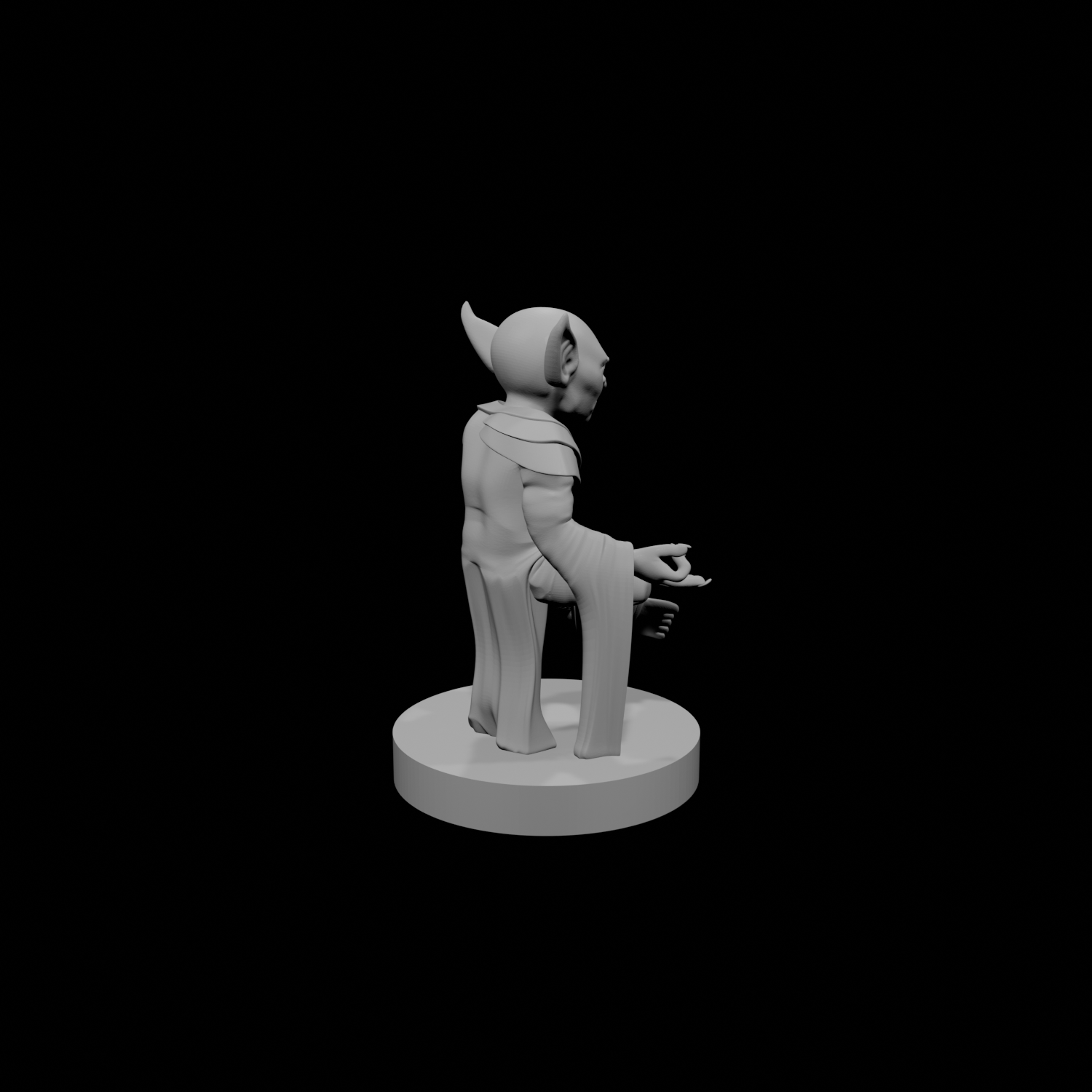Goblin Monk Meditating