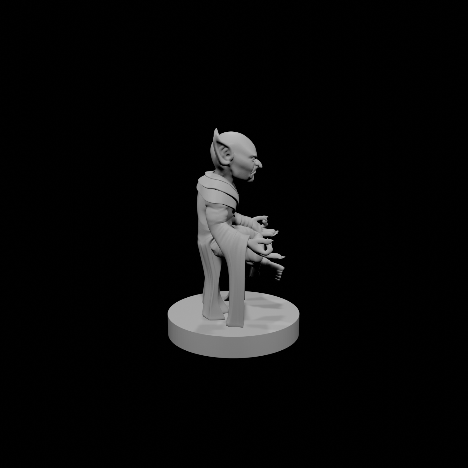 Goblin Monk Meditating
