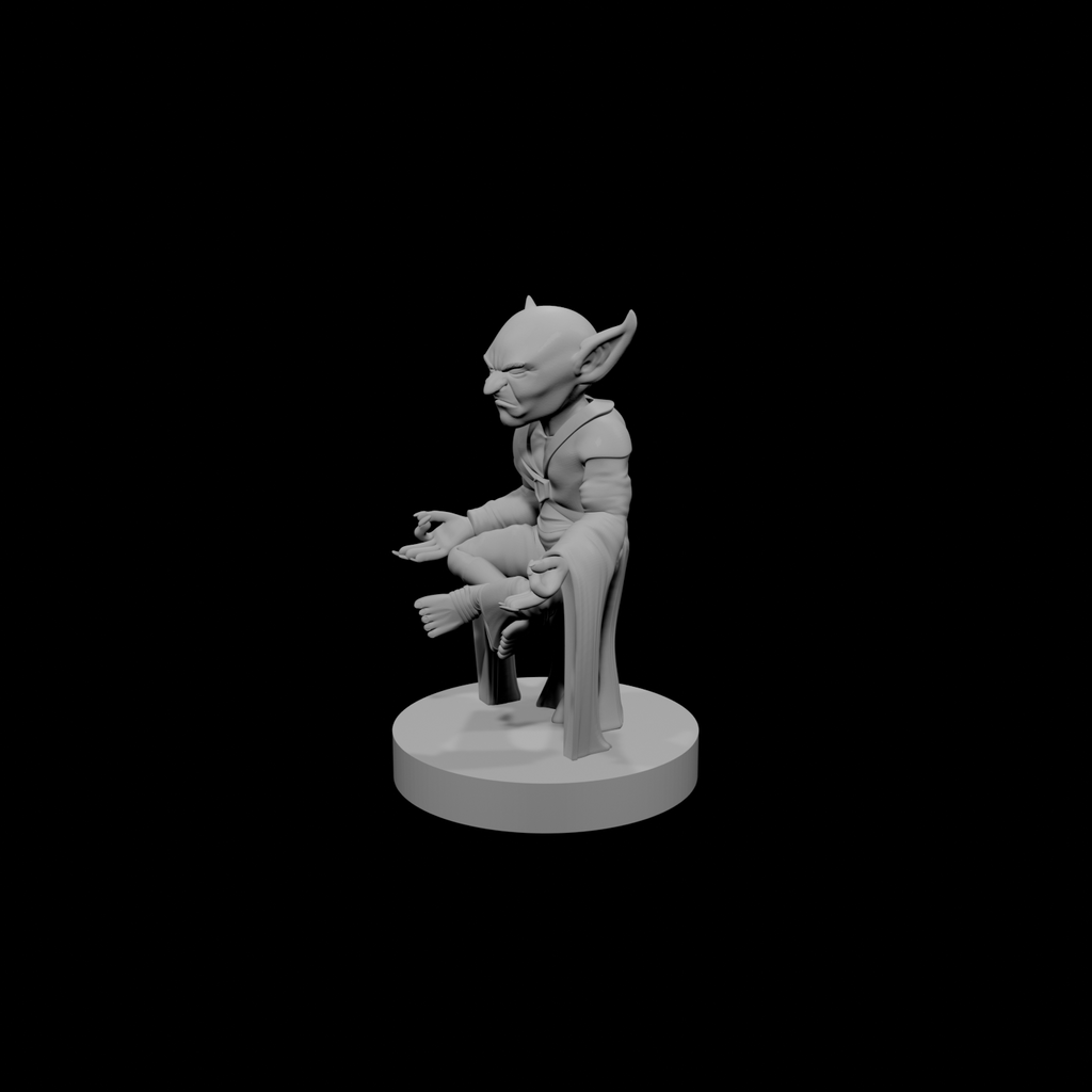 Goblin Monk Meditating