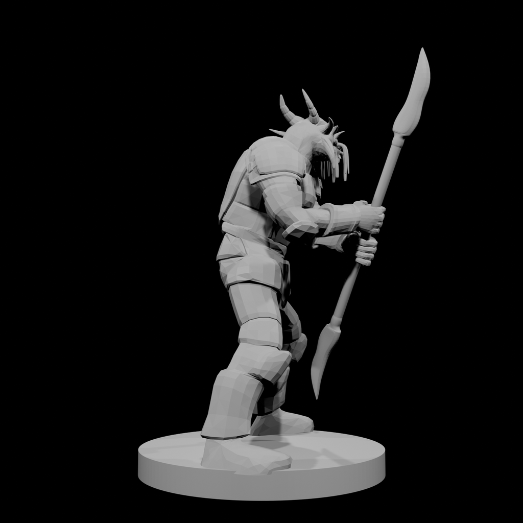 Gold Dragonborn Glaive Fighter