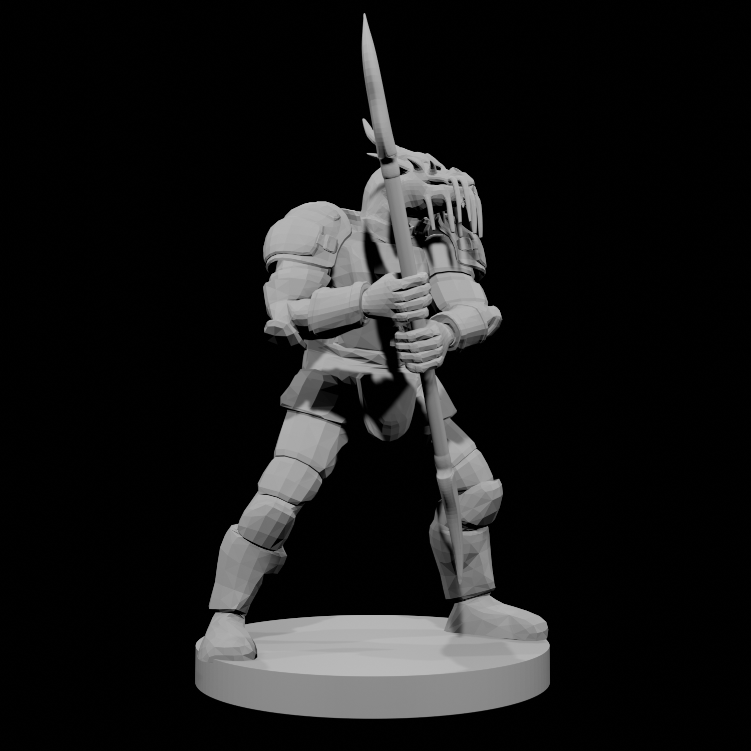 Gold Dragonborn Glaive Fighter