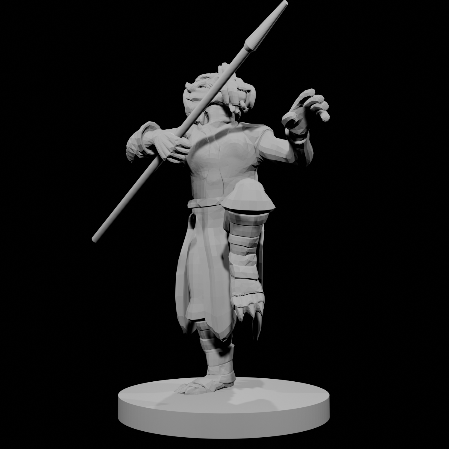 Gold Dragonborn male Monk