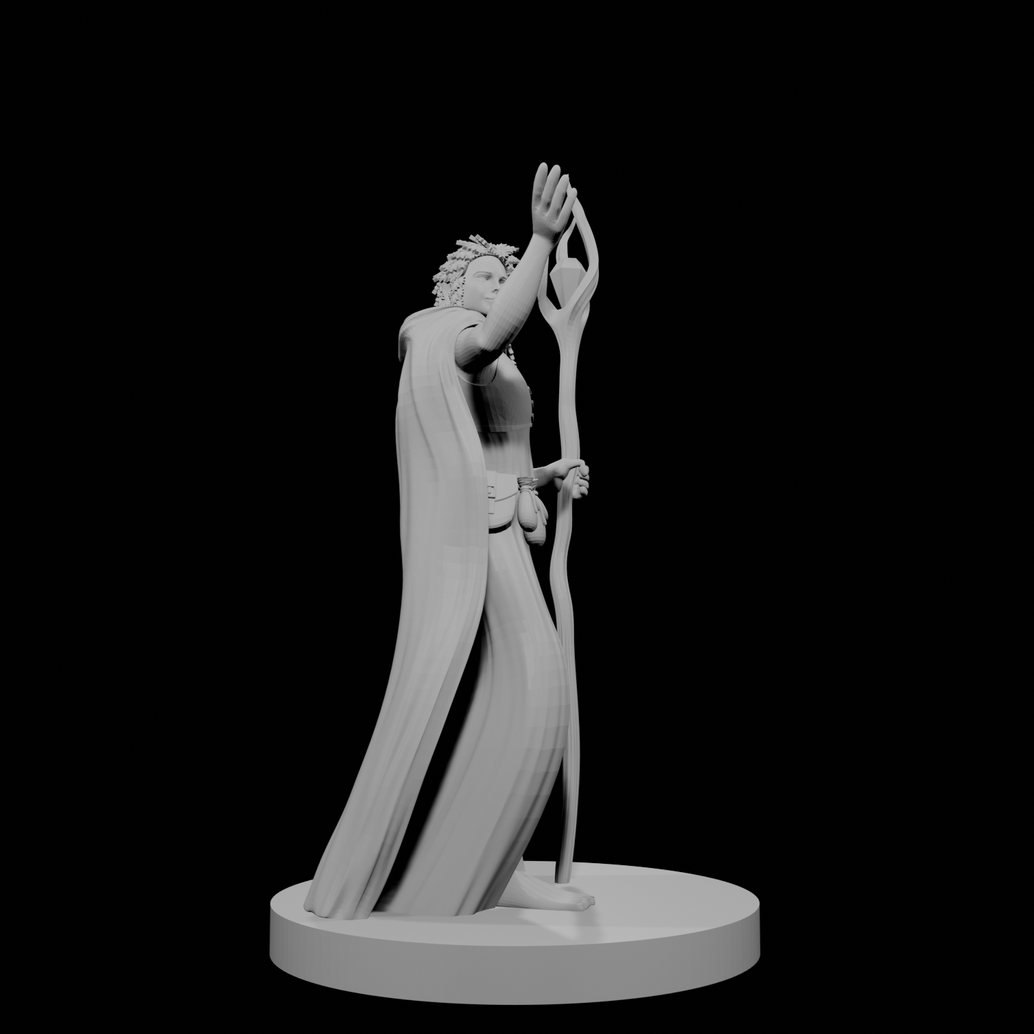 Half Dryad Female Wizard