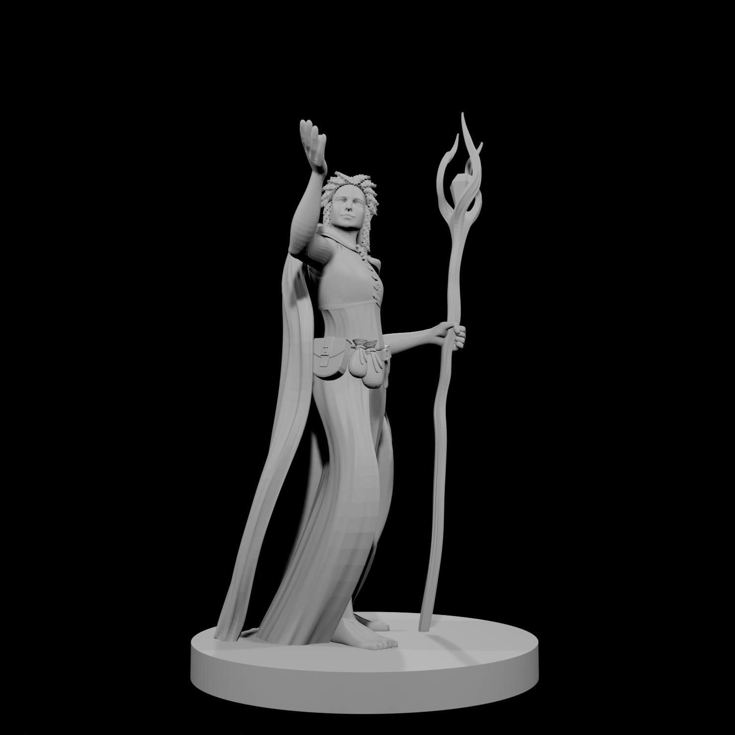 Half Dryad Female Wizard