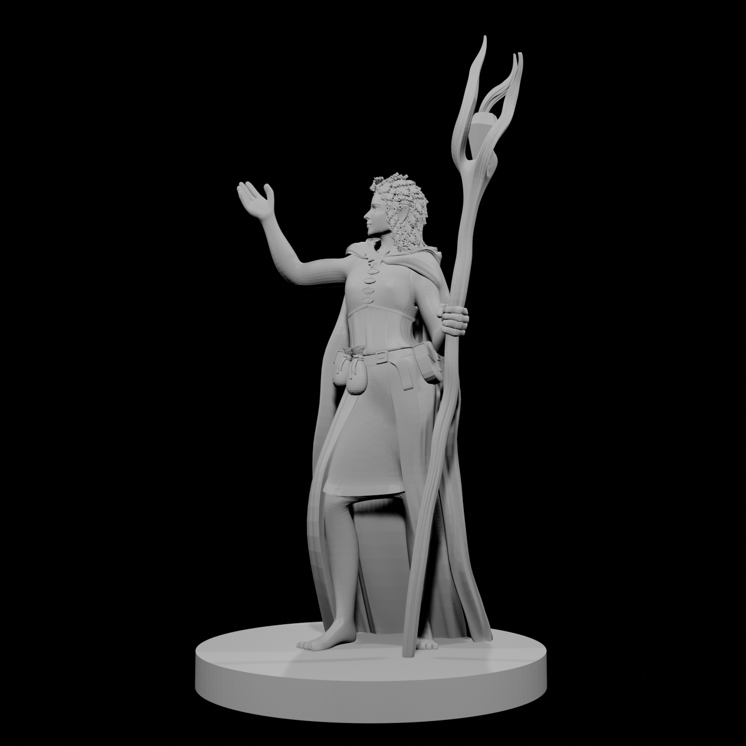Half Dryad Female Wizard