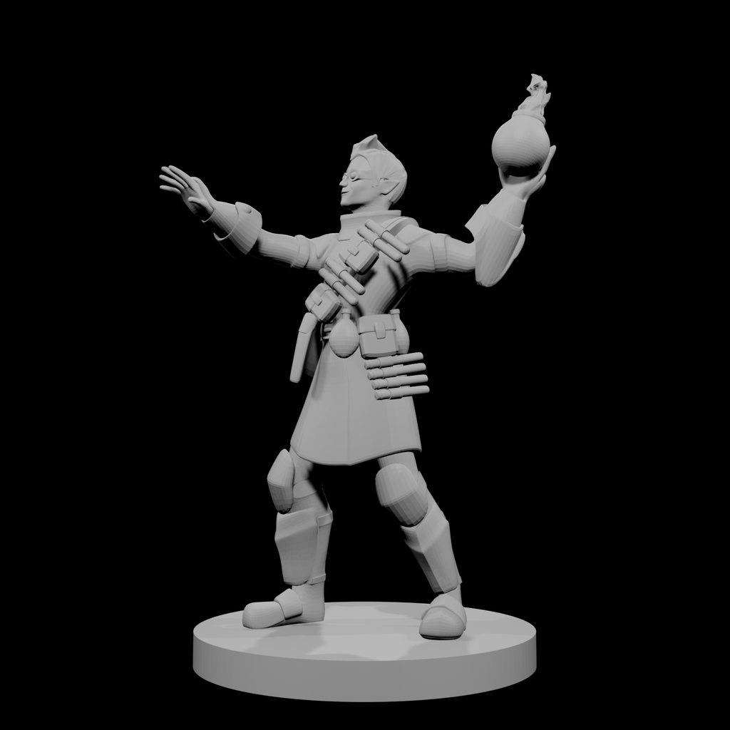 Half Elf Alchemist Bomber