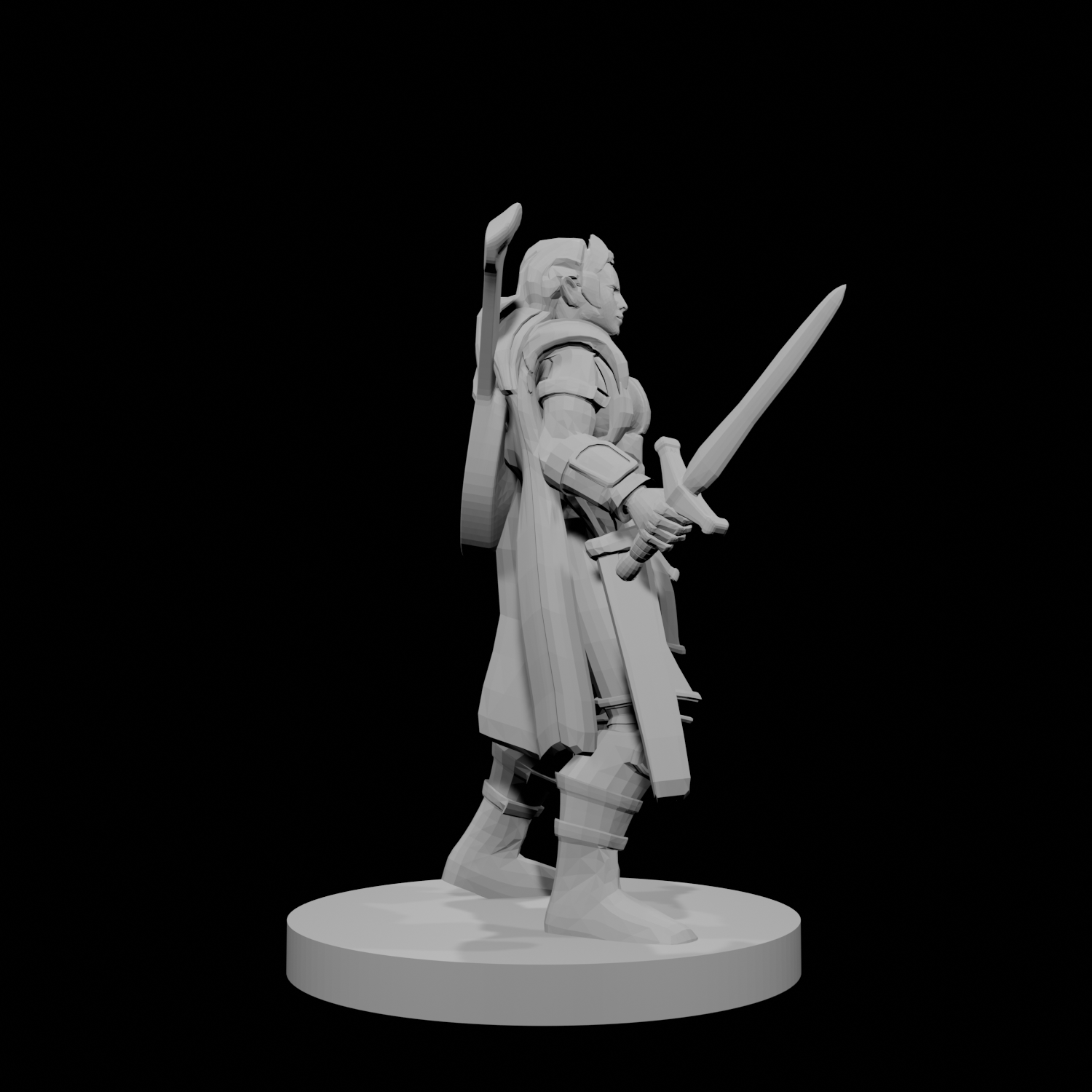 Half Elf Female Bard Paladin