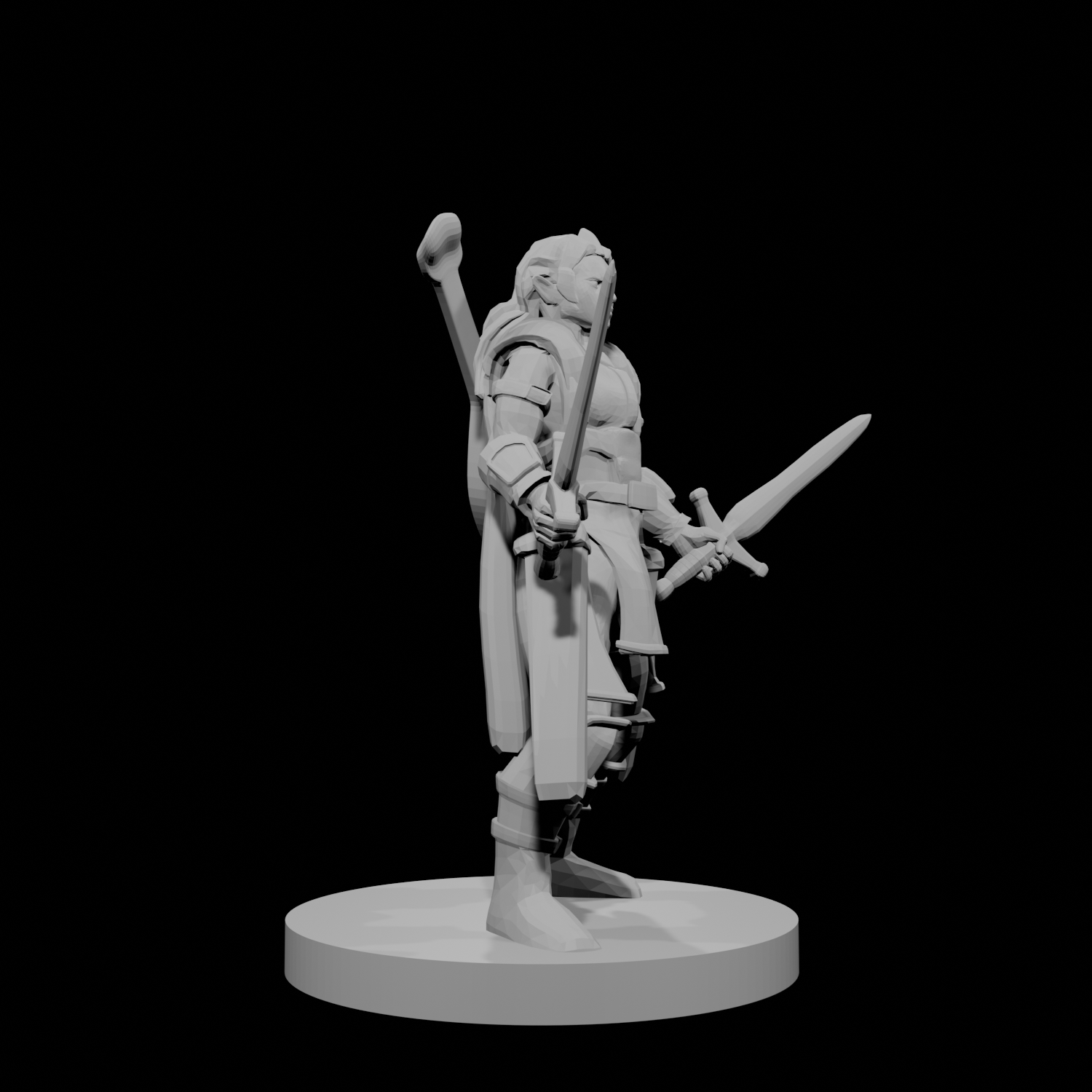 Half Elf Female Bard Paladin