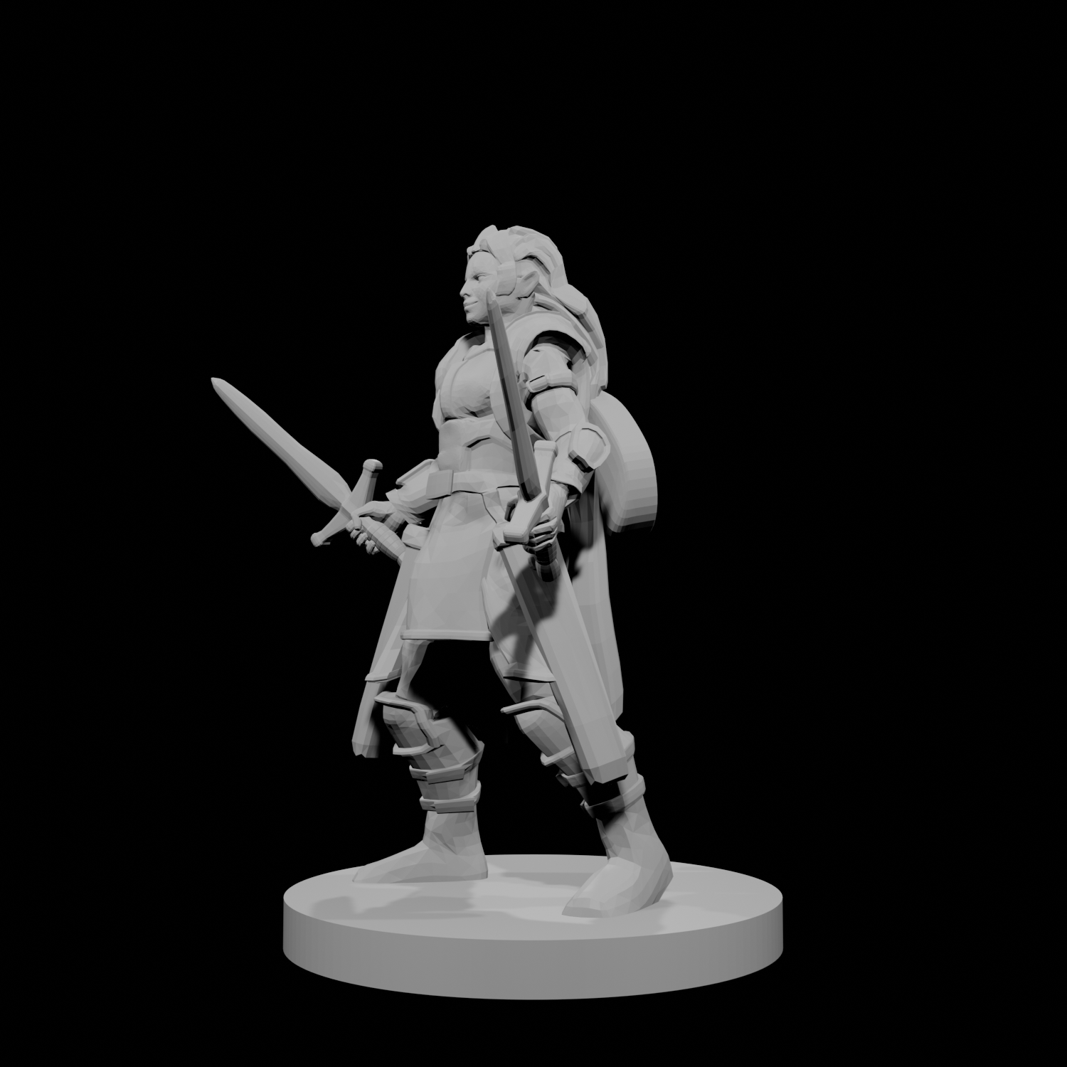 Half Elf Female Bard Paladin