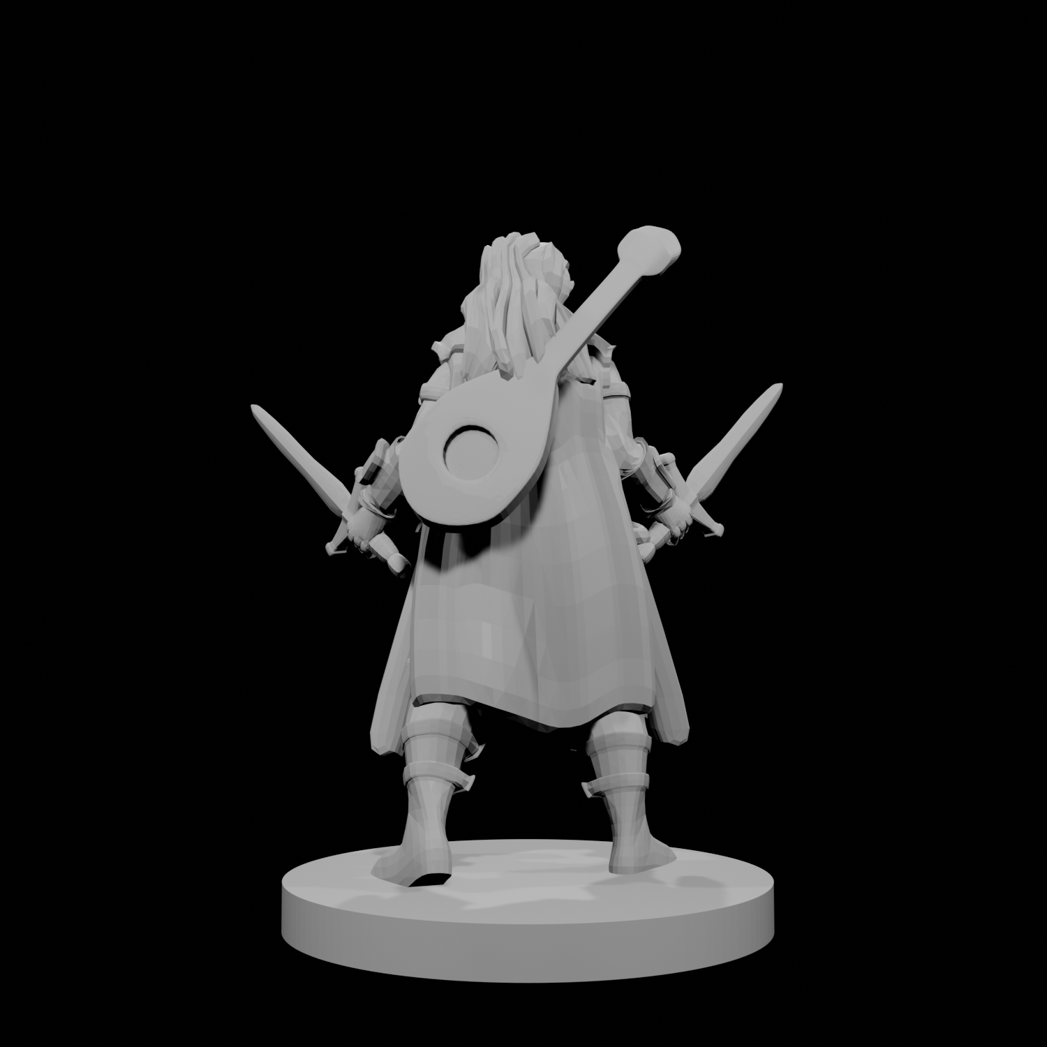 Half Elf Female Bard Paladin