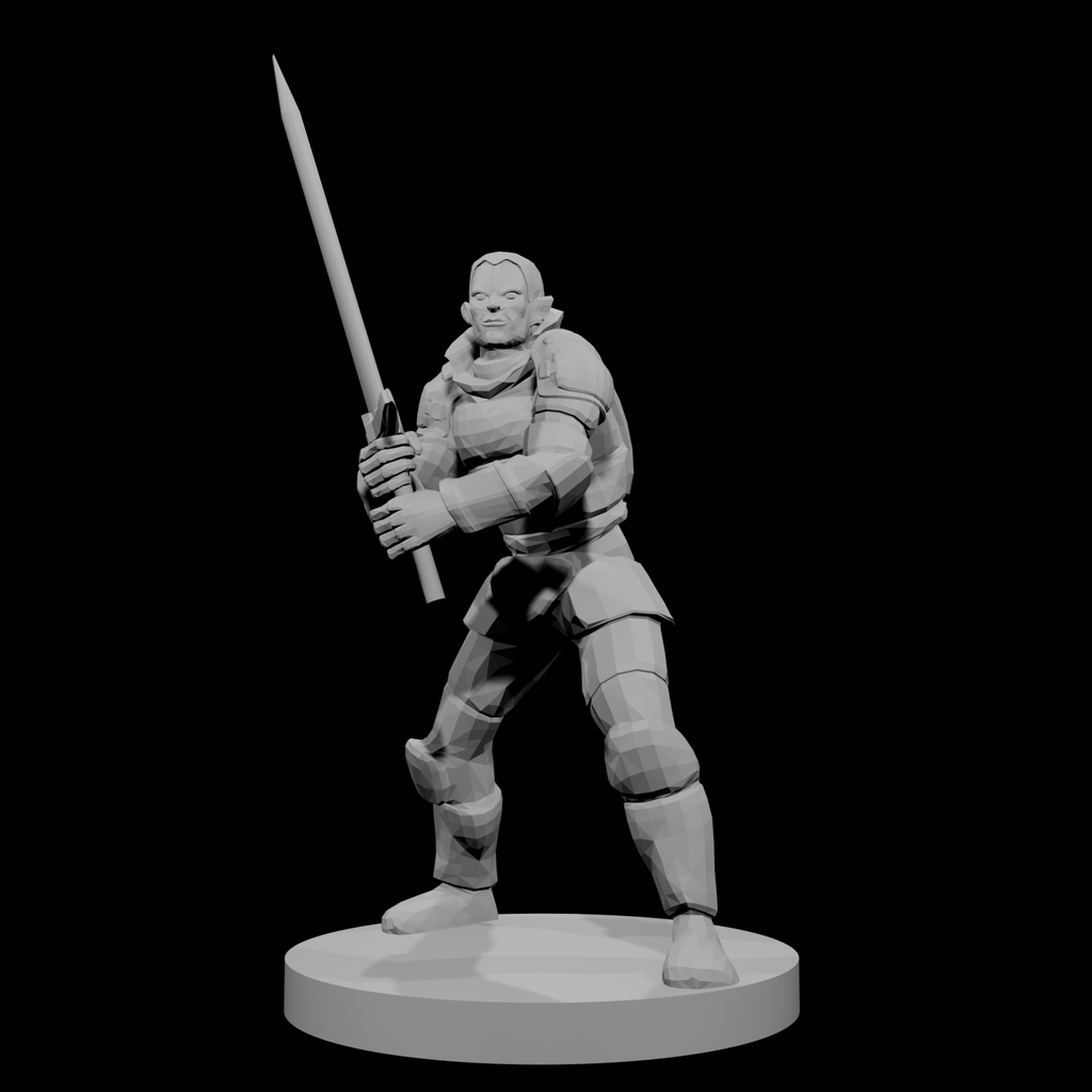 Half Elf Great Weapon Fighter