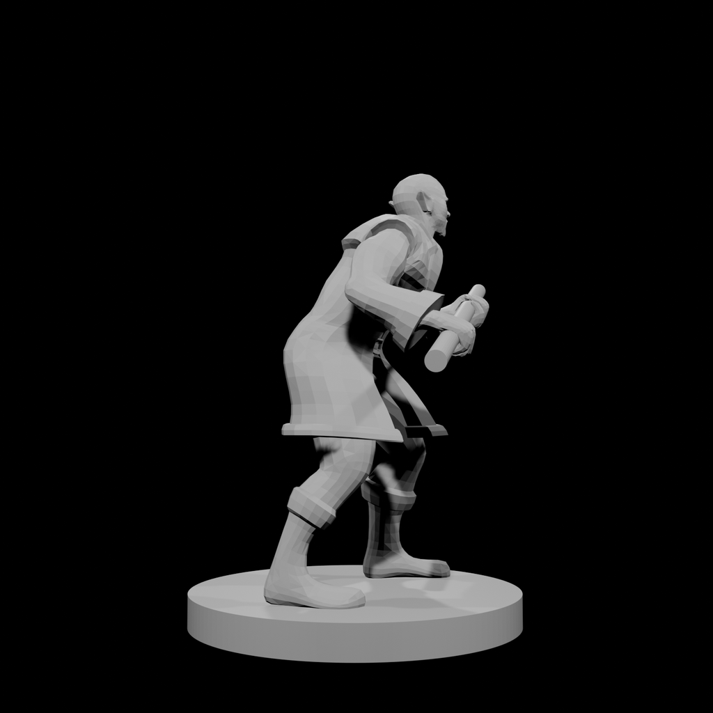 Half Elf Male Monk